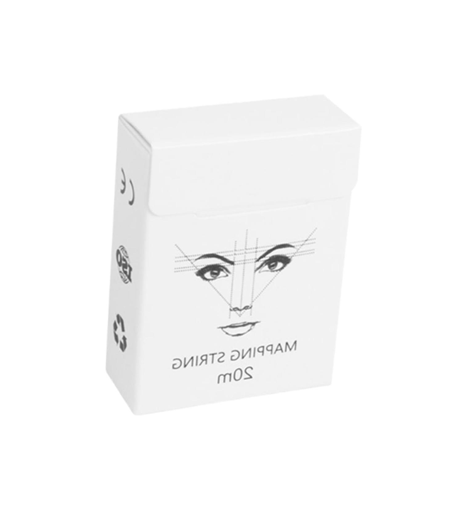 Healeved 1Box eyebrow makeup tool Eyebrow Drawing Auxiliary Tool Brow Mapping Wire Ruler 6x4.5cm White - Buy Online on GoSupps.com