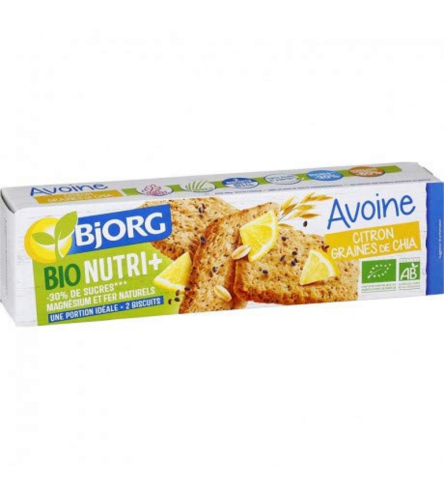 BJORG - Oat Lemon Chia Seed Cookies 130G - Pack of 4  - Buy Online on GoSupps.com