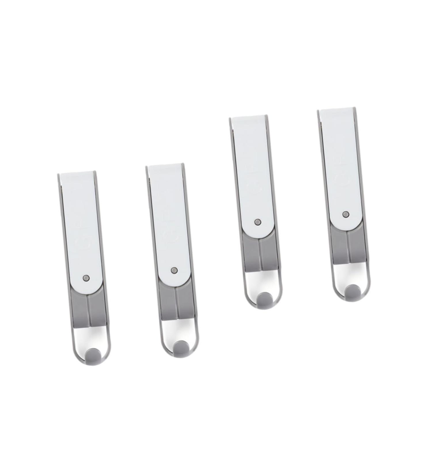 Alipis 4 Pcs Wall Hooks Wall Storage Rack Durable Hooks Multifunctional Hanger Hook up Travel Row Hook Fold 17.5*3.5*3.5cmx2pcs Light Greyx2pcs - Buy Online on GoSupps.com