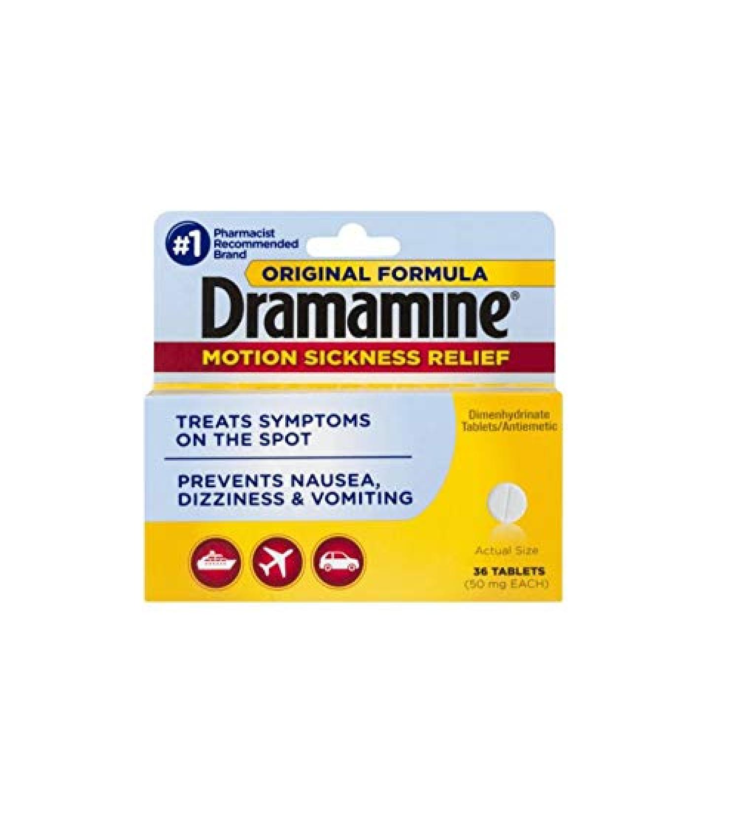 Dramamine Original Formula 36 Tablets