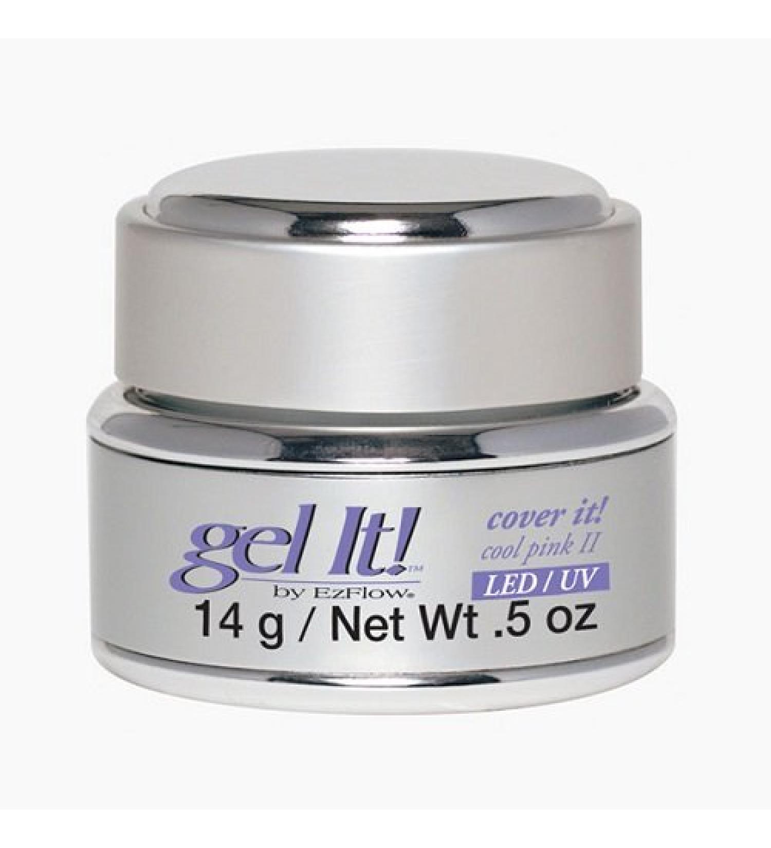 Ezflow Gel It! - CoverIt! Cool Pink II - LED/UV Gel - 0.5oz (14g) - 42371