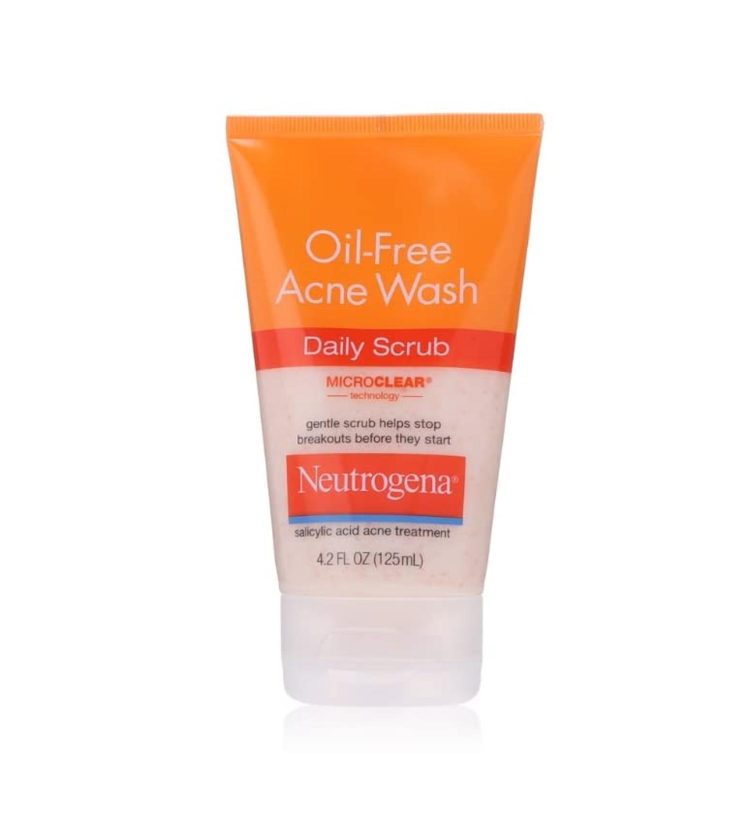 Neutrogena Oil-Free Acne Wash Daily Scrub 4.20 oz