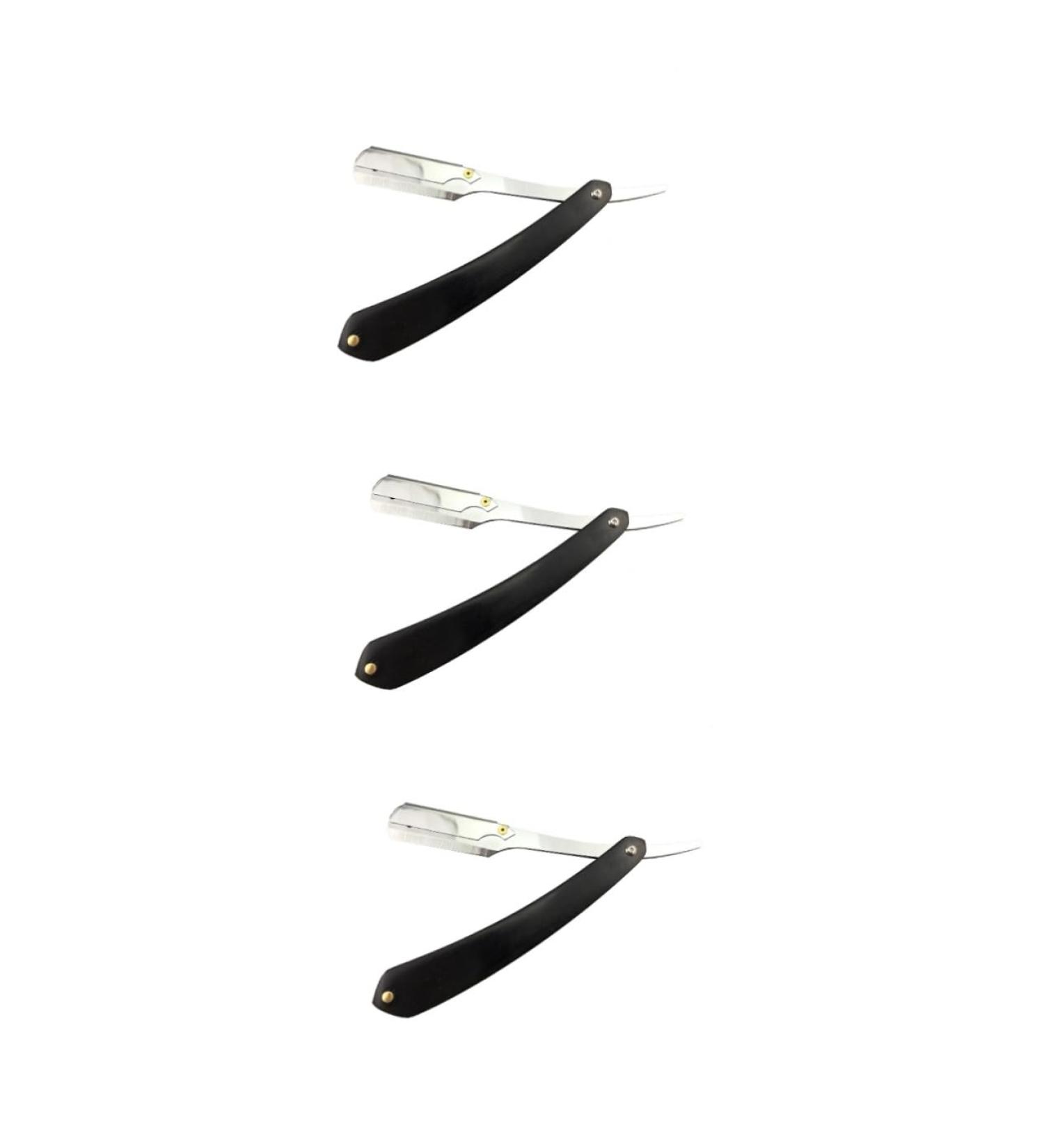 Magiclulu 3ST Vintage Metal Razor - Double Edge Safe Shaving Knife with Handwritten Manual - Perfect for Men - Buy Online on GoSupps.com