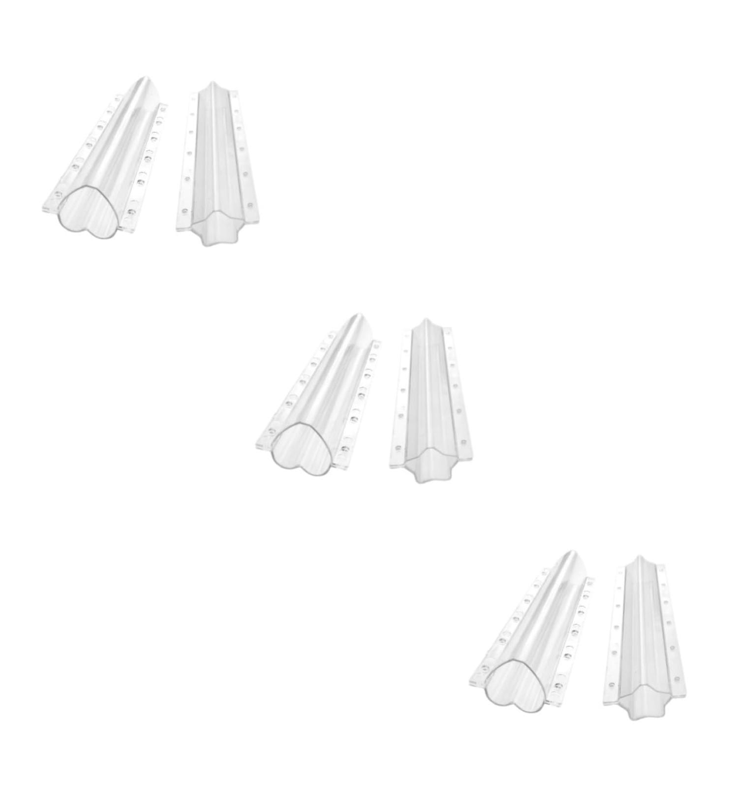 Balacoo 6 Pcs Shaped Growth Mold Heart Silicone Molds Cucumber Growth Bouillon Plastic Child Plant Chocolate Transparent Colorx3pcs 20x6.5cmx3pcs - Buy Online on GoSupps.com