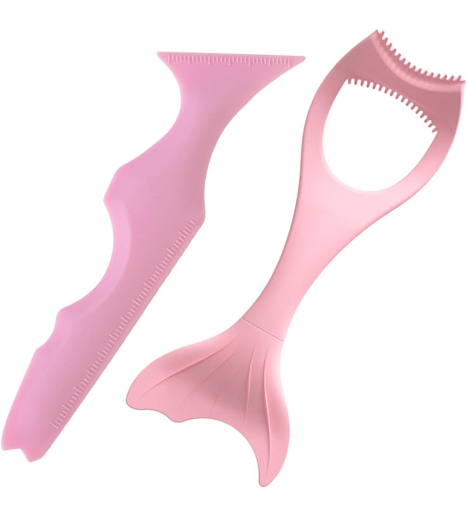 DOITOOL Lashes Kit 2Pcs Eyelash Makeup Tools Eyeliner Tool 3 IN 1 Detachable Silicone Mascara Shield with Eyeliner Stencils - Buy Online on GoSupps.com