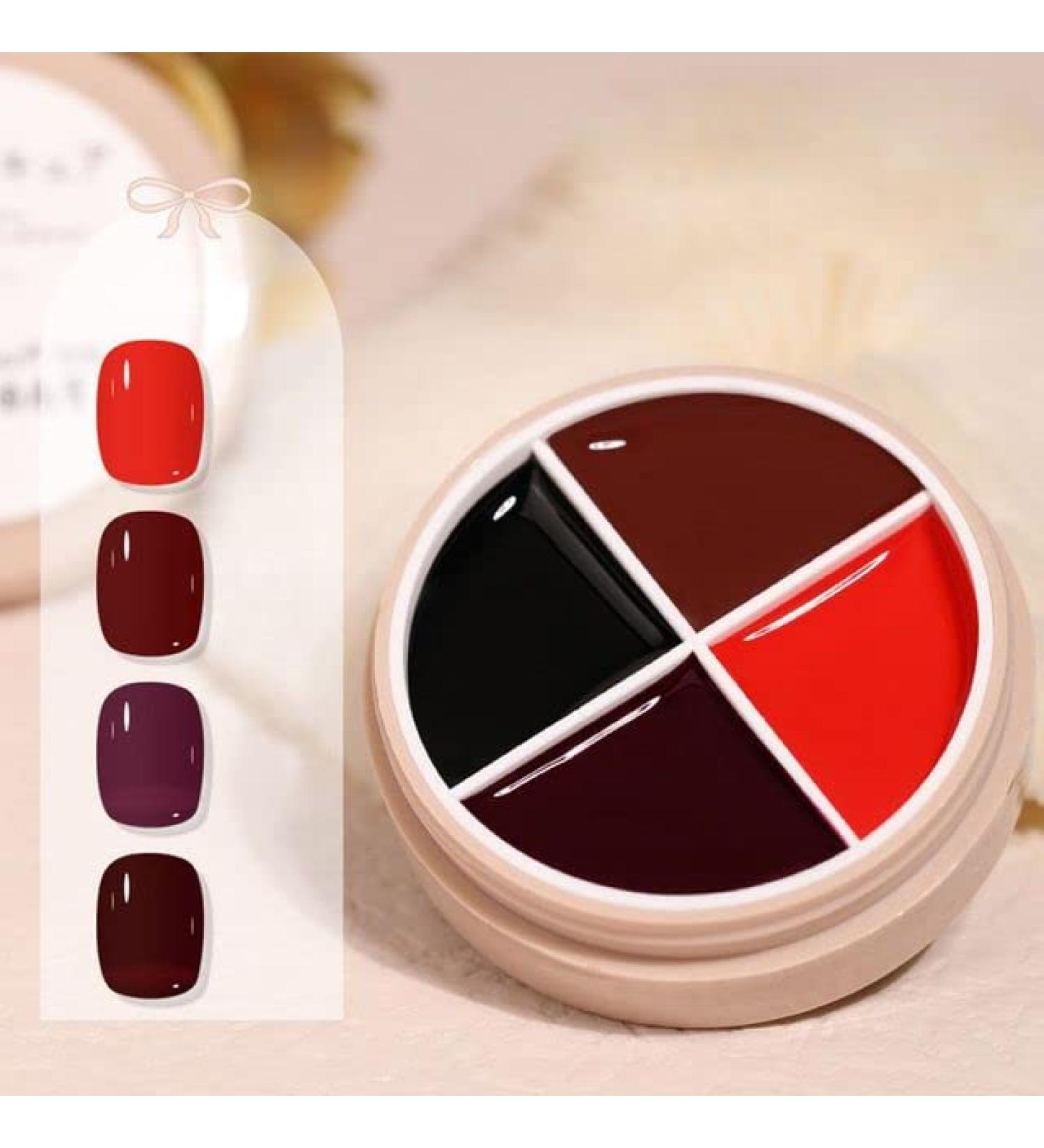 4 Colors Nail Repair Care Base Coat Soak Off Solid Canned Cream UV LED Varnish Gel Jelly Painting Gel Nail Gel Polish - (Color: 1) - Buy Online on GoSupps.com