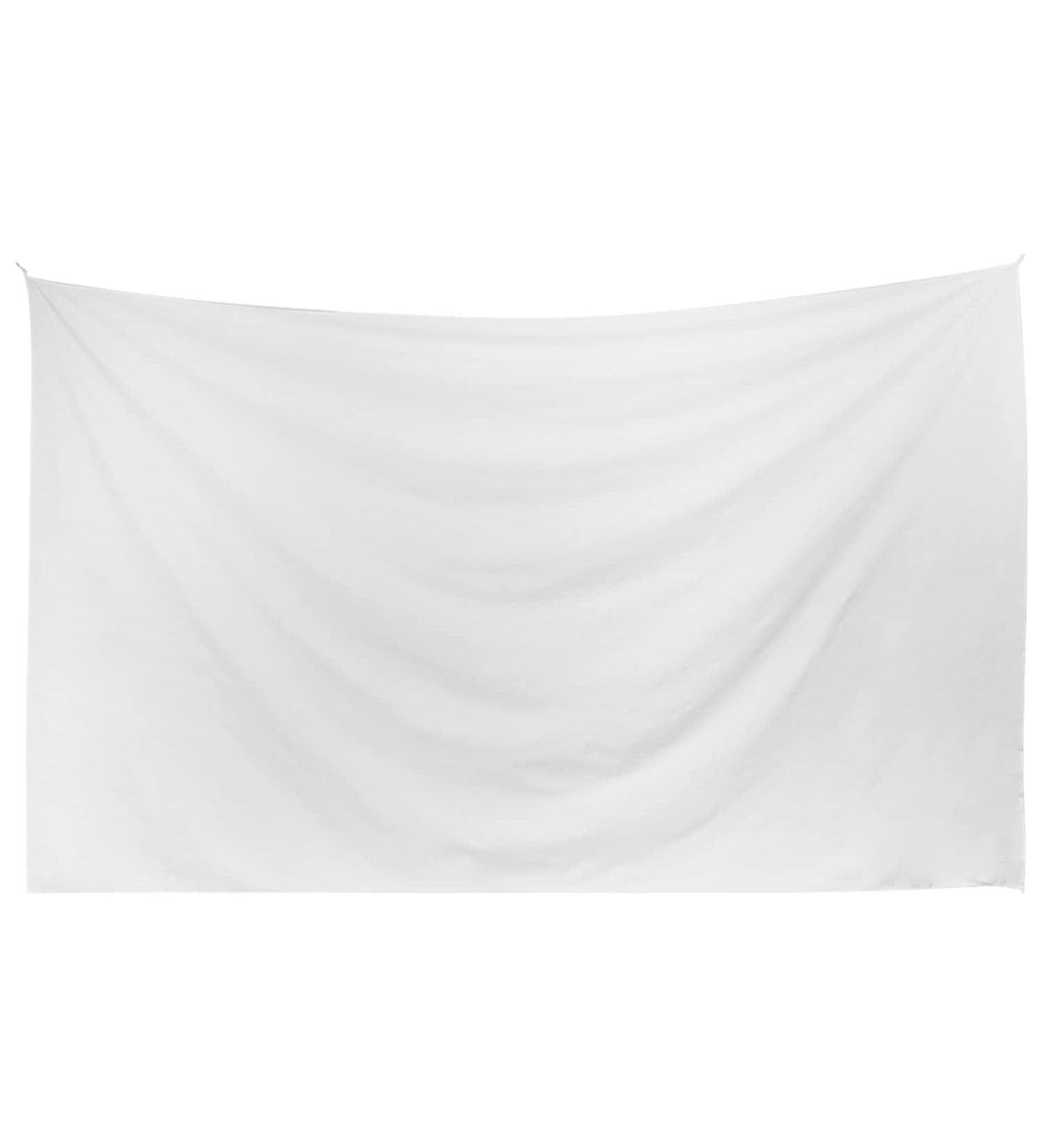 Julie Blue Plain White Tapestry 100% Cotton - DIY Tie Dye Ready - Handmade in USA (58x90 White) - Buy Online on GoSupps.com
