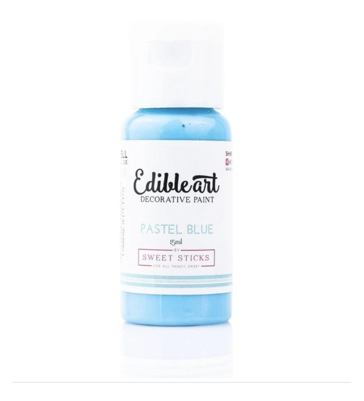 Sweet Sticks Matt Edible Art Paint 15ml Pastel Blue