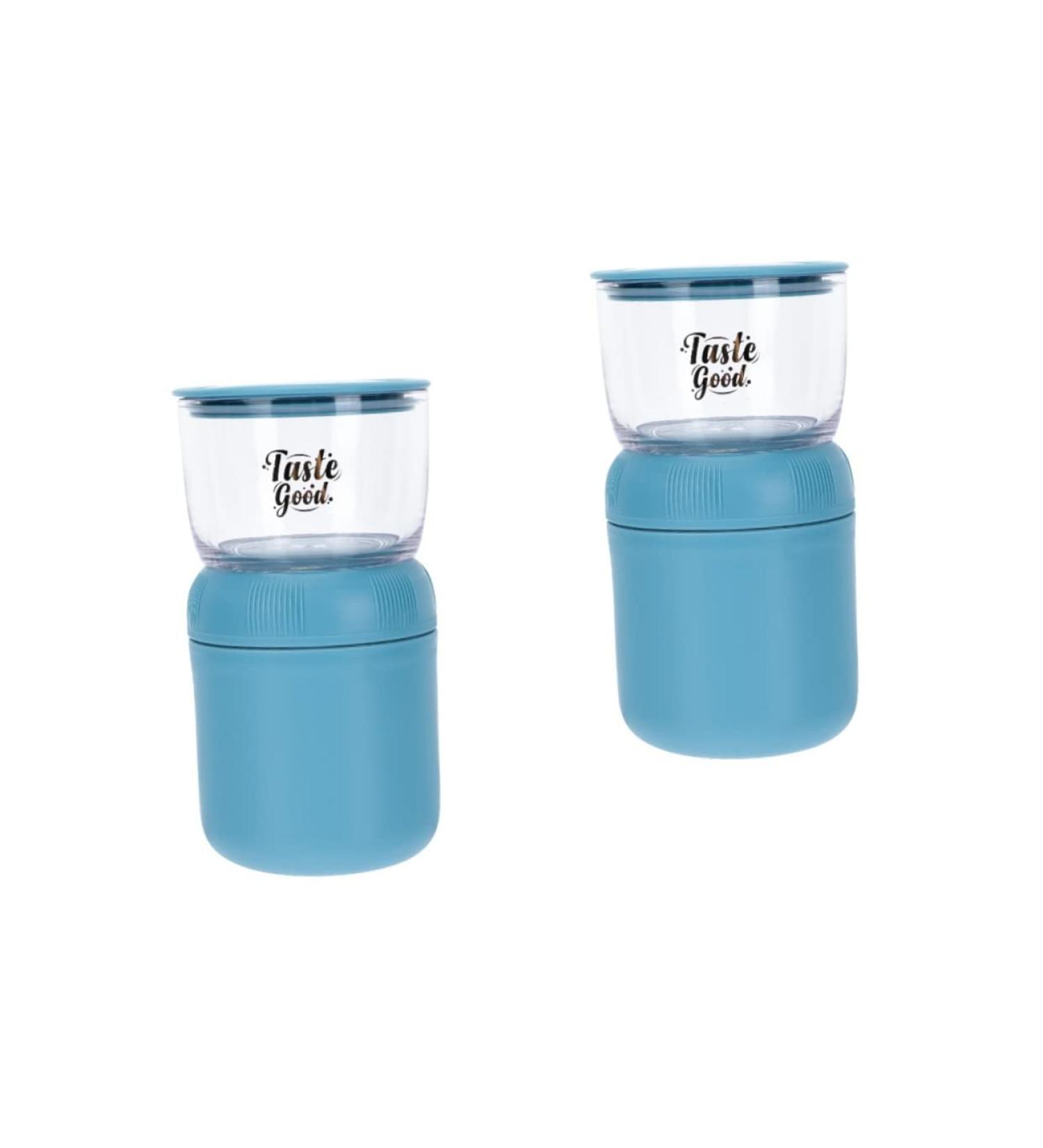 Alipis 2 Pcs Double Wall Cup Glass Coffee Mugs Double Layer Cup Soup Cup Picnic Food Jar Microwavable Coffee Mug Insulated Cup Stainless Steel Cup Red Milk Cup Student Portable - Buy Online on GoSupps.com