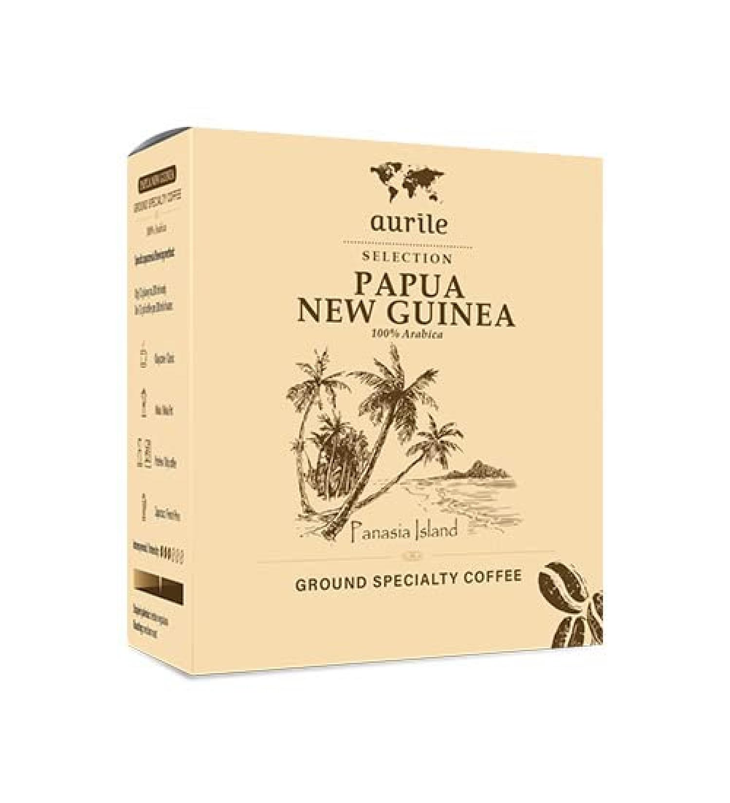 AURILE Papua New Guinea Ground Specialty Coffee 100% Arabica 125g