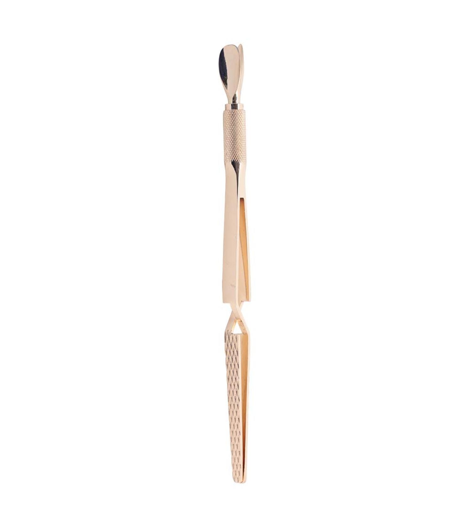 Nail Art Tool - Stainless Steel Nail Shaping Clamp & Glue Removal Clip (Gold) | International Shipping Available - Buy Online on GoSupps.com