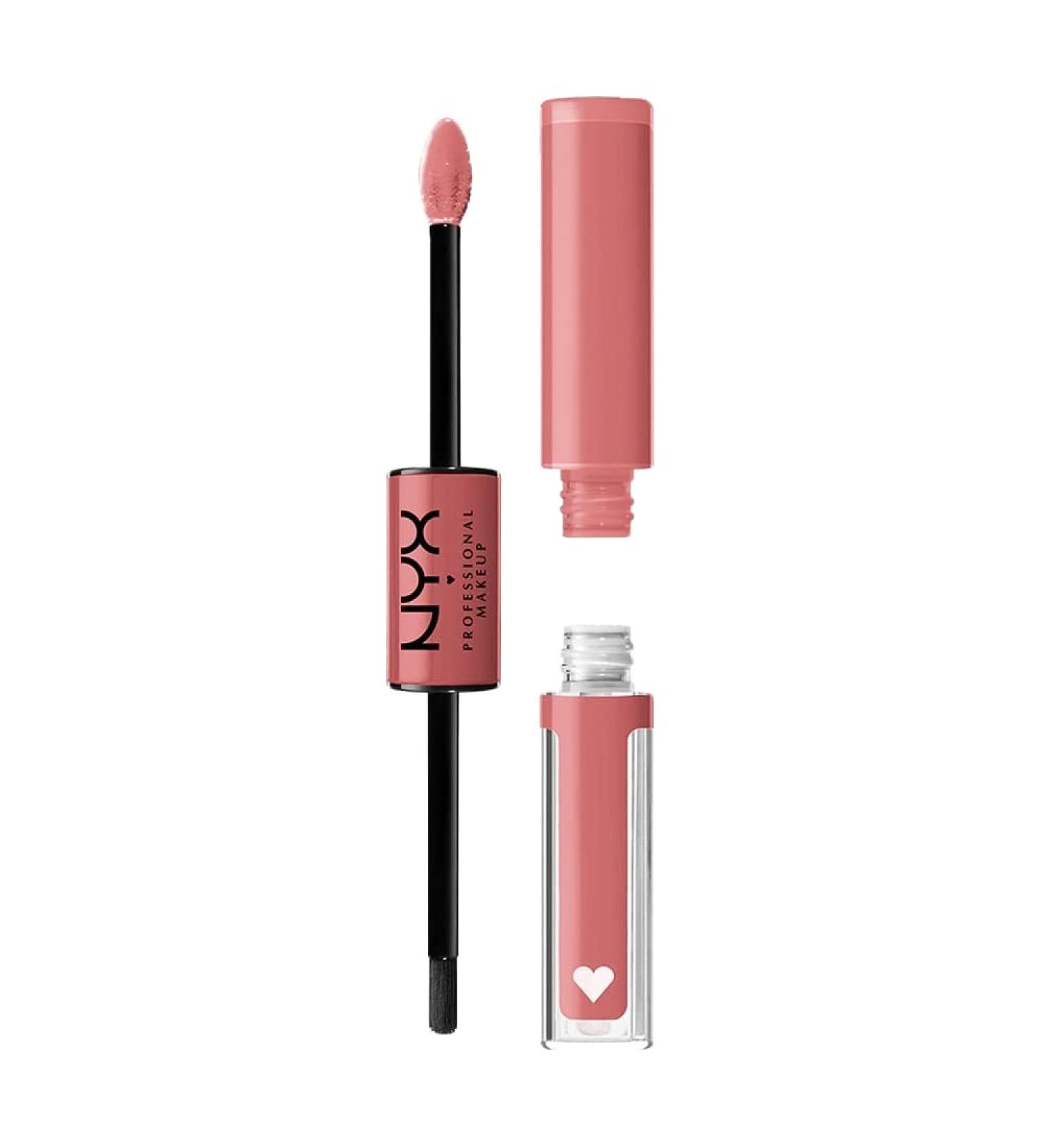 NYX Shine Loud Long-Lasting Liquid Lipstick & Clear Lip Gloss - Cash Flow 11 - Buy Online on GoSupps.com