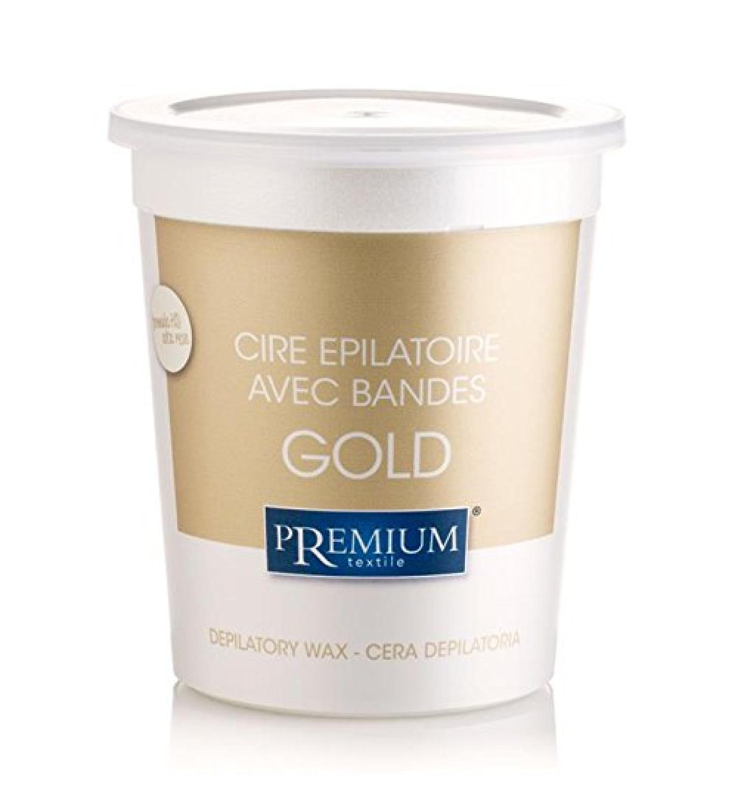 Premium Gold Cire Chaude 700 ml pour les micro-ondes