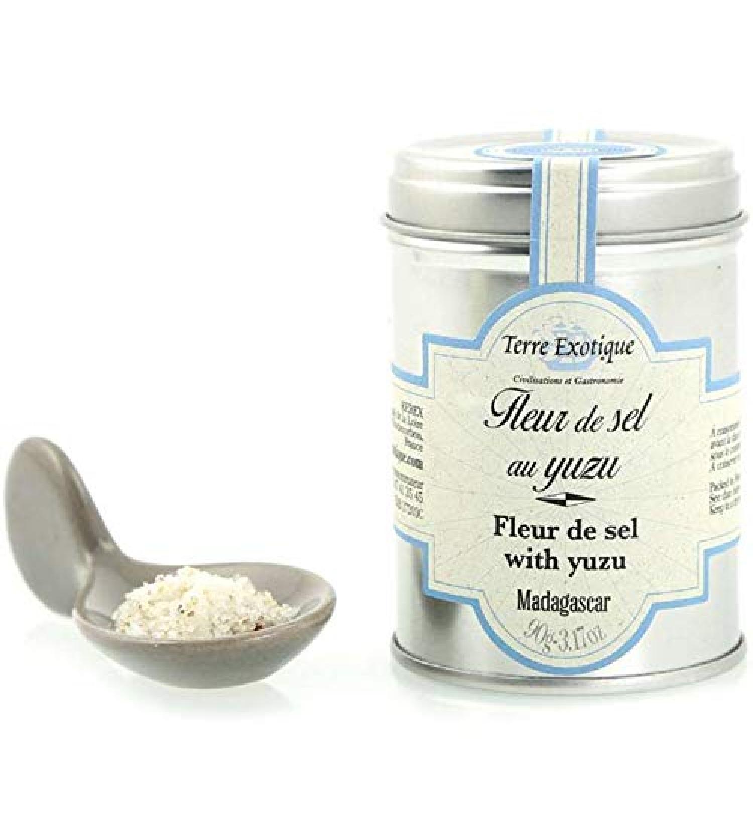Fleur de sel au zeste de yuzu 90g - Terre Exotique