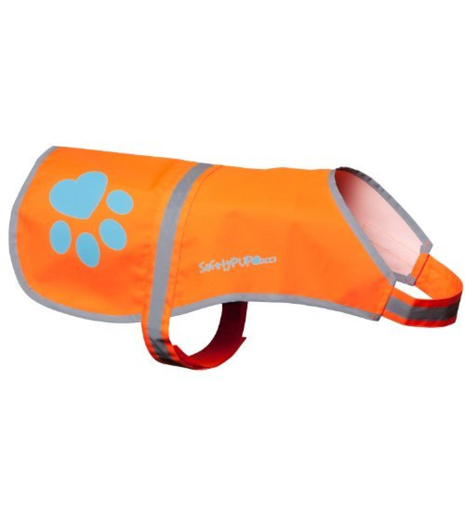 SafetyPUP XD - Reflective Dog Vest | Hi-Visibility Blaze Orange Vest for Medium Dogs | Protect Your Pup from Accidents - Buy Online on GoSupps.com