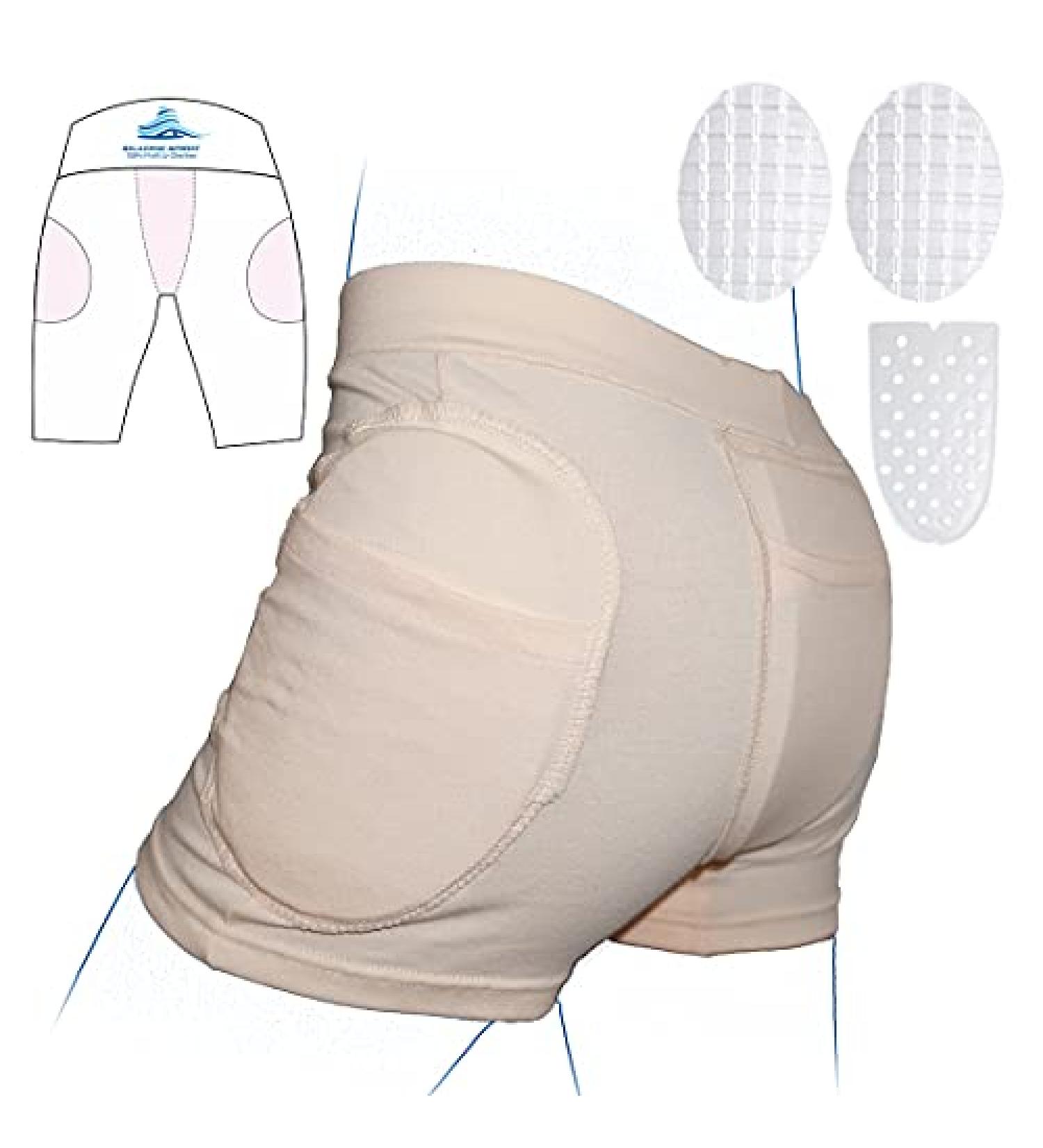 SkatingSpirit Padded Figure Skating Shorts - X-Large Size with Hip Tailbone Gel Pad for Protection - Buy Online on GoSupps.com