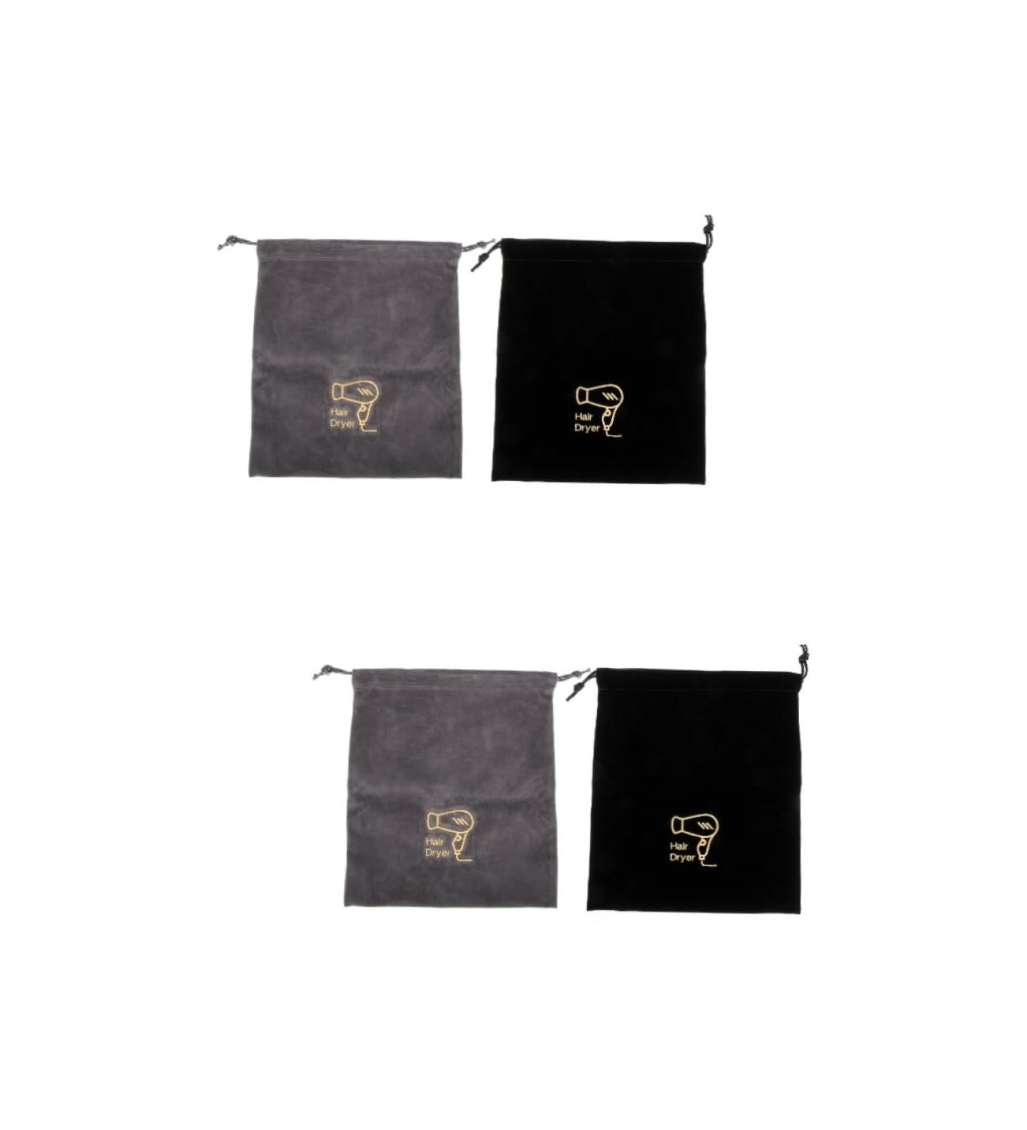 Baluue 4 Pcs Hair Dryer Bag Storage Bags for Hair Dryer Hair Drye Storage Organizer Hair Travel Bag Flannel - Buy Online on GoSupps.com