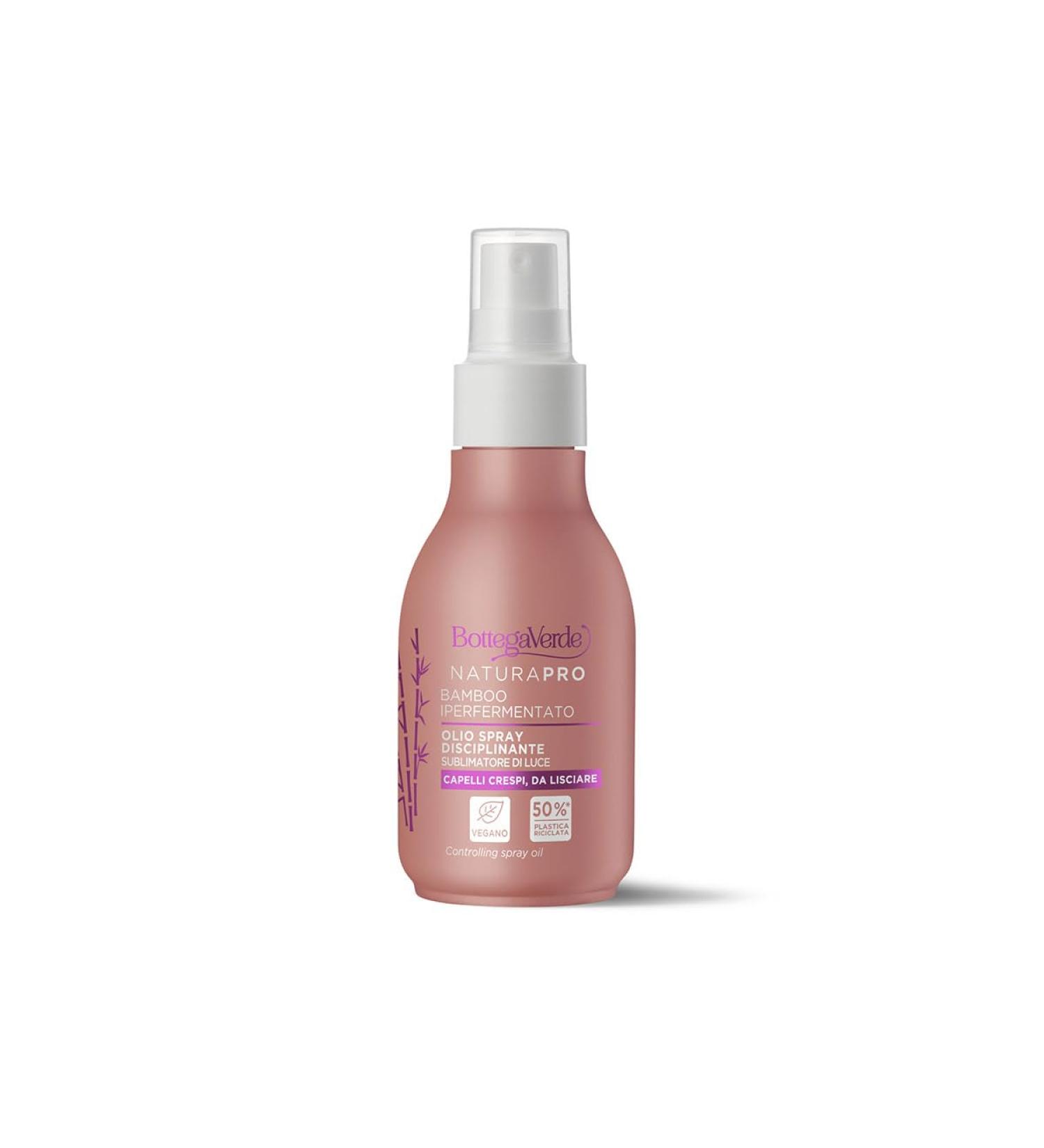 Bottega Verde Bottega Verde - Hyperfermented Bamboo - Disciplining Spray Oil - Light Enhancer (100ml) - Frizzy Hair to Straighten