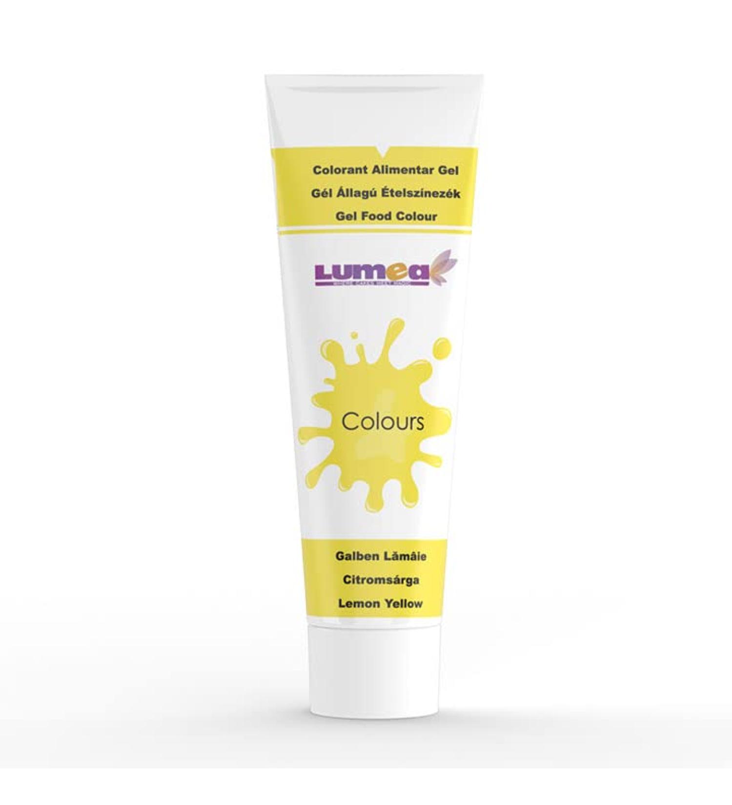 Dekozauber24 Lemon Yellow Food Coloring Gel - 30g Tube for Fondant Marzipan & Cake Decoration | Premium Baking Accessories - Buy Online on GoSupps.com