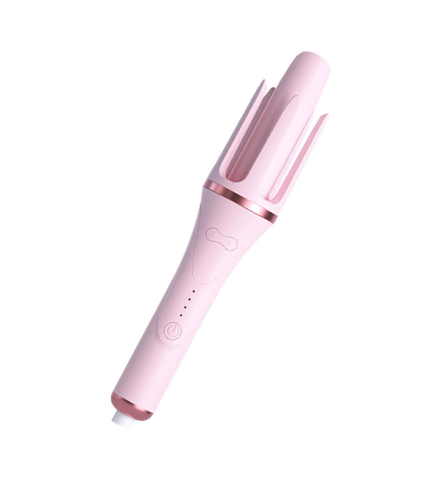 FOYTOKI Fully Automatic Hair Curling Iron Hair Rollers Hair Curler Nylon Pink - Buy Online on GoSupps.com