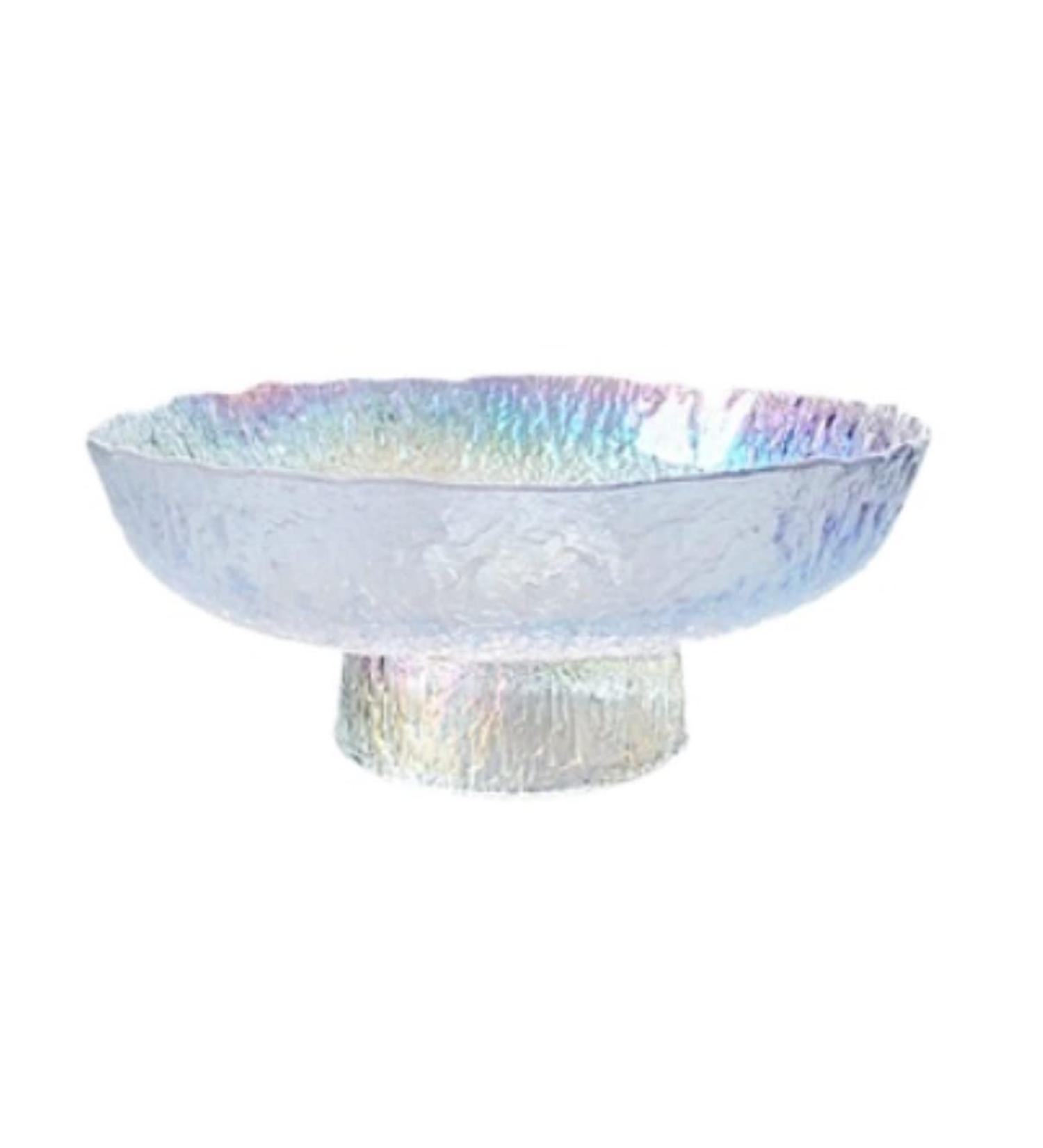 Fruit Basket Fruit Bowl Hammered Glass Fruit Plate Light Luxury High-Footed Fruit Storage Bowl Fruit Basket Decorative Kitchen Organizers and Storage (Color : T Size : 20.5 * 20.5 * 8.7cm) - Buy Online on GoSupps.com