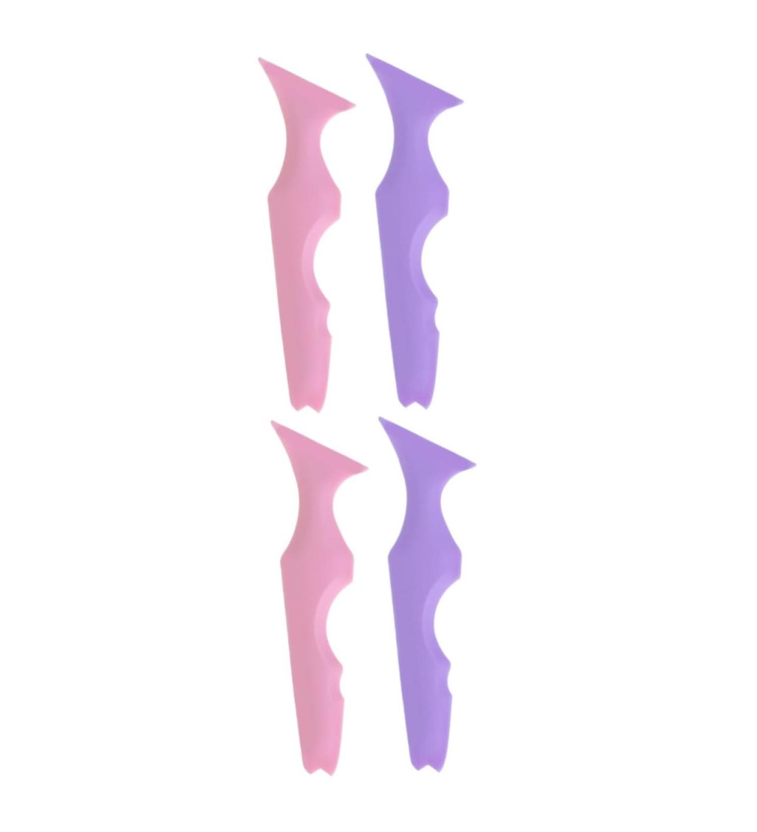 4 Pcs Silicone Beauty Ruler & Eyeliner Aid - Perfect Mascara & Eyebrow Applicator for Flawless Makeup | International Shipping - Buy Online on GoSupps.com
