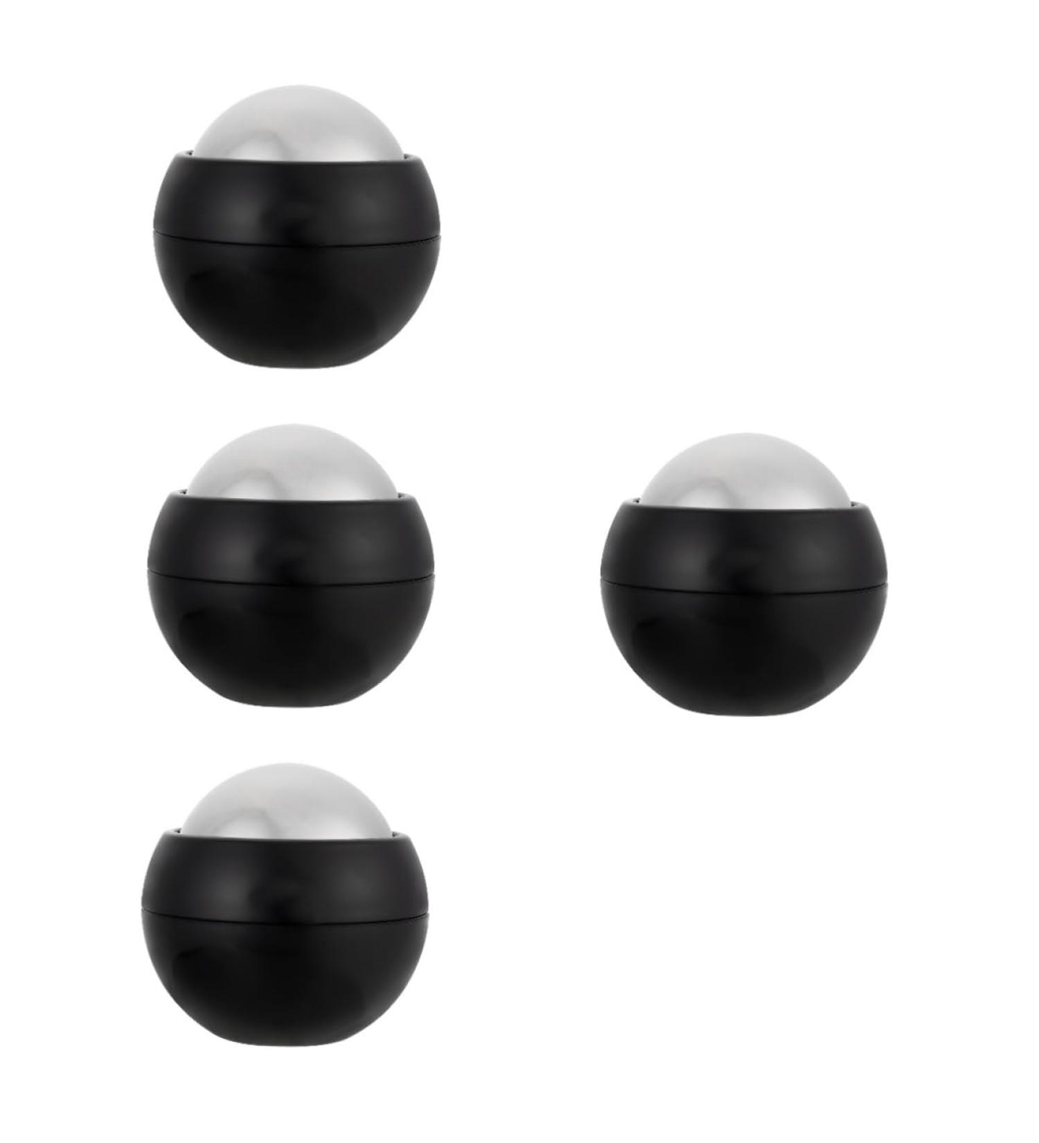 Partykindom 4-Piece Hand Massage Ball Set - Portable Muscle Relief Ice Foot Massager & Cold Roller Device for Fitness - ABS Quality - Buy Online on GoSupps.com