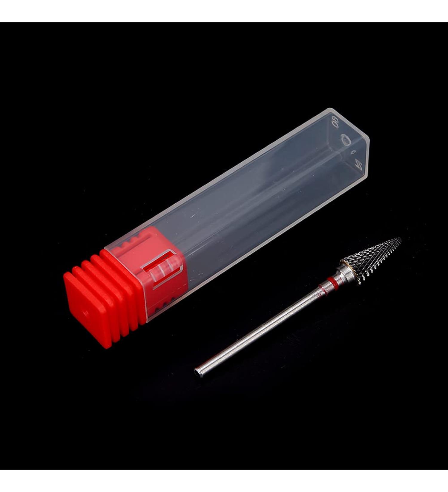 Tungsten Steel Nail Drill Bit - Electric Manicure Pedicure Tool for Salon & Home Use (Red Label) - Buy Online on GoSupps.com