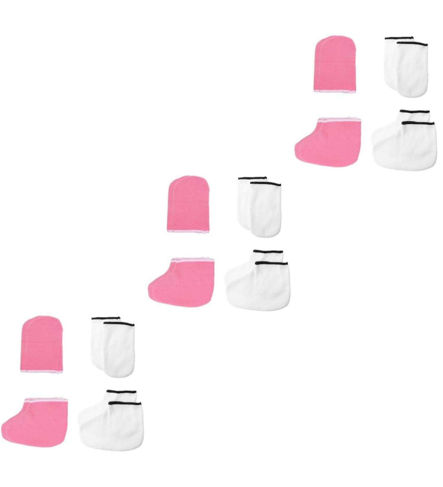 POPETPOP 12 Pairs Hand and Foot Mask Gel Sokcs Thermal Gloves Paraffin Wax Bath Accessories Paraffin Wax Bath Liners Moisturizing Gel Gloves Fabric Paraffin Socks Silicone Gel Bath Mat Body - Buy Online on GoSupps.com