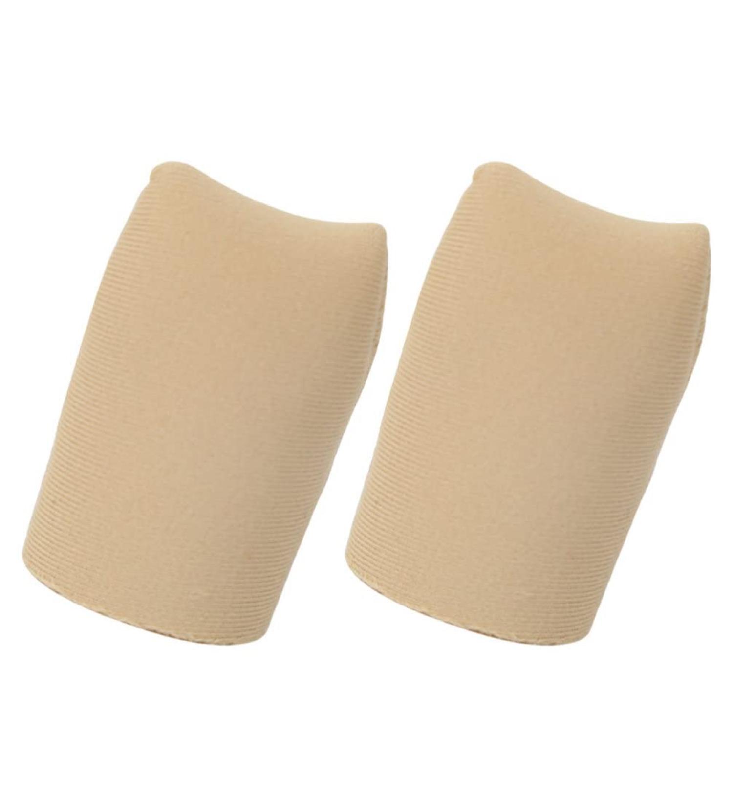 FOMIYES Gel Toe Caps - Silicone Protectors for Pressure and Calluses Remover - 2pcs Elastic Fabric Sleeves - 2.7x4cm - Buy Online on GoSupps.com