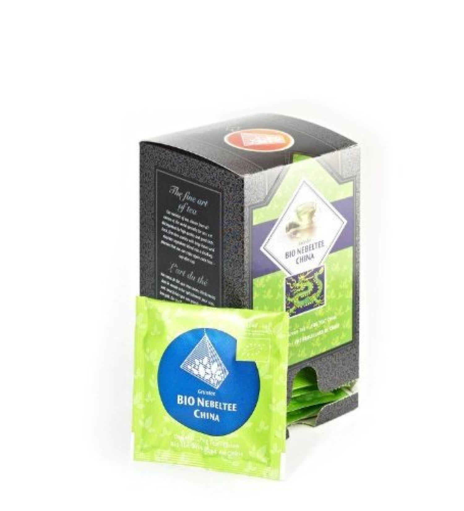 Bio China Nebeltee 15 Pyramiden Teebeutel Gr ner Tee