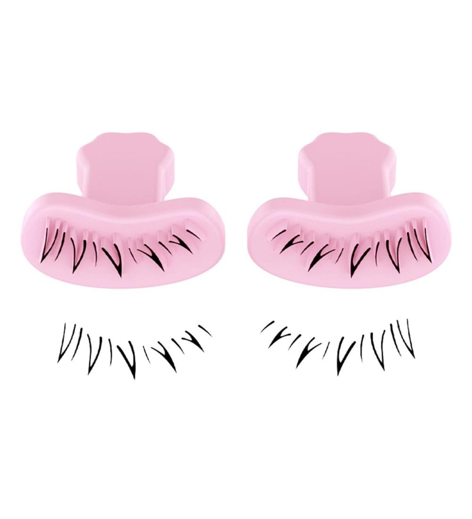 ailill Women Eyelash Stamps Tool Eye Makeup Tool DIY Lower Lashes Extensions Natural Look for Make Up Beginner False Eyelash Easy to Use - Buy Online on GoSupps.com