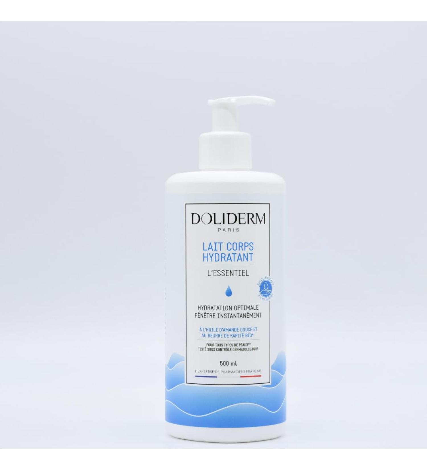 Doliderm Hydrating Body Milk with Organic Shea Butter Organic Sweet Almond Oil and Allantoin 500ml - Buy Online on GoSupps.com