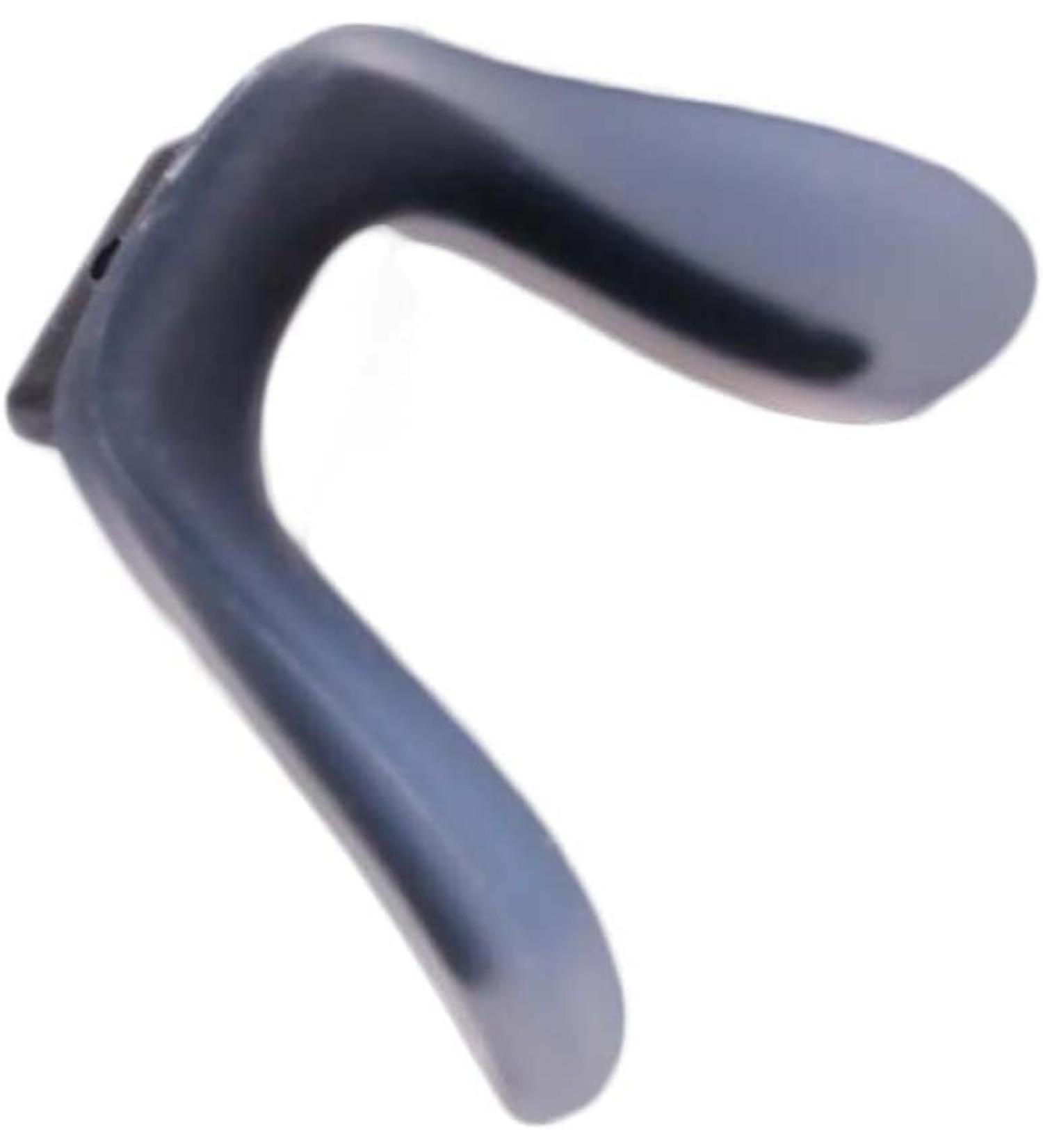 Glasses-nose bracket holder glasses nose 2 pieces black plug-in/screw-glasses-nose pad substitute for children U-shaped plastic glasses transparent silicone-nose padding arm (color: