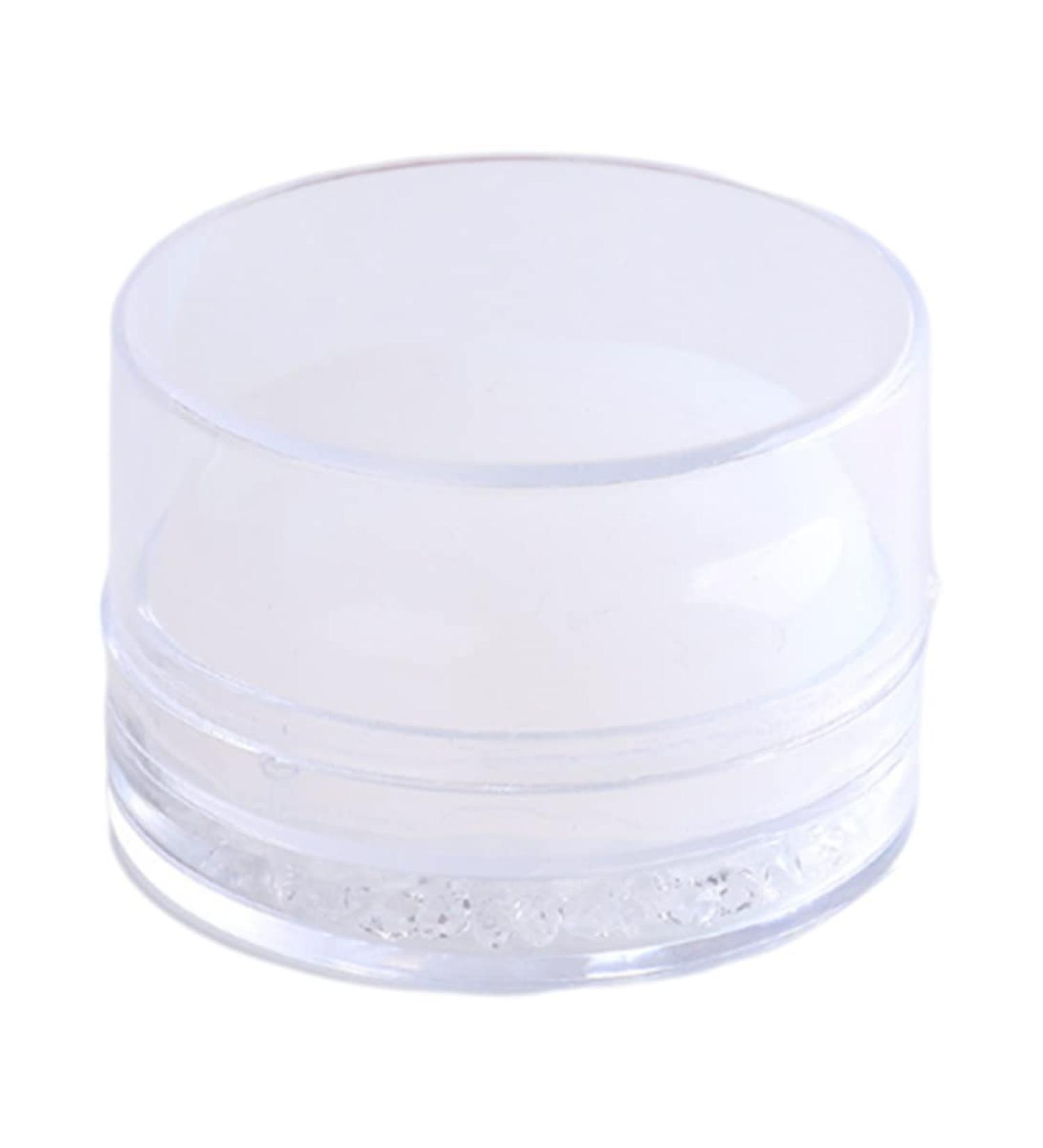 Nail Art Stamper Silicone Manicure Jelly Stamping Head Nail Supply Tools 4.2cm White nail stamper transparent - Buy Online on GoSupps.com
