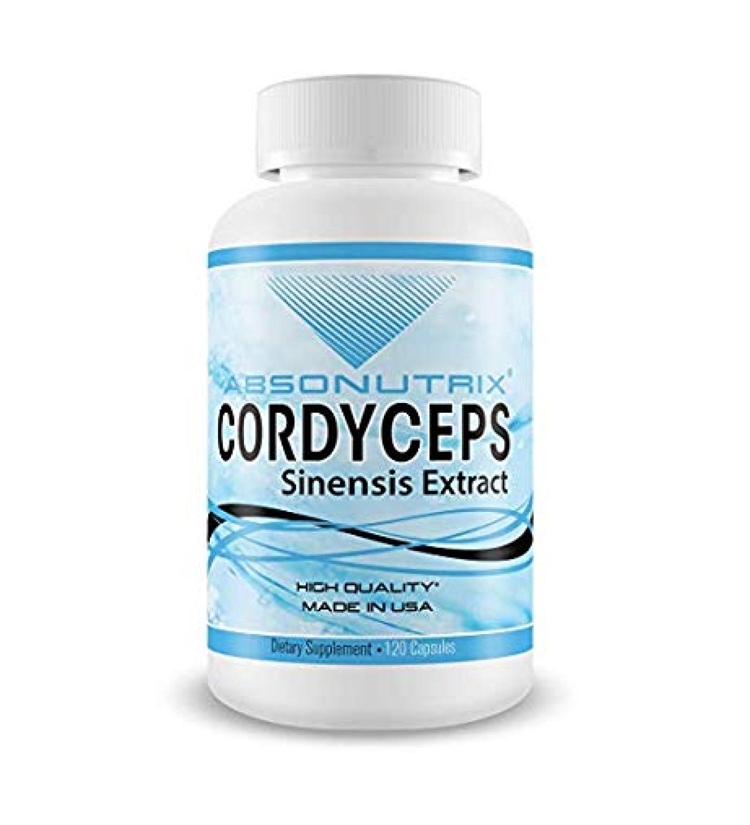 Absonutrix Cordyceps Sinensis Extract 1000 mg 4 Oz Liquid 60 Servings Made in USA Quality Potent Ingredients Third-Party Tested Non-GMO GMP Certified Cruelty-Free Products - Buy Online on GoSupps.com