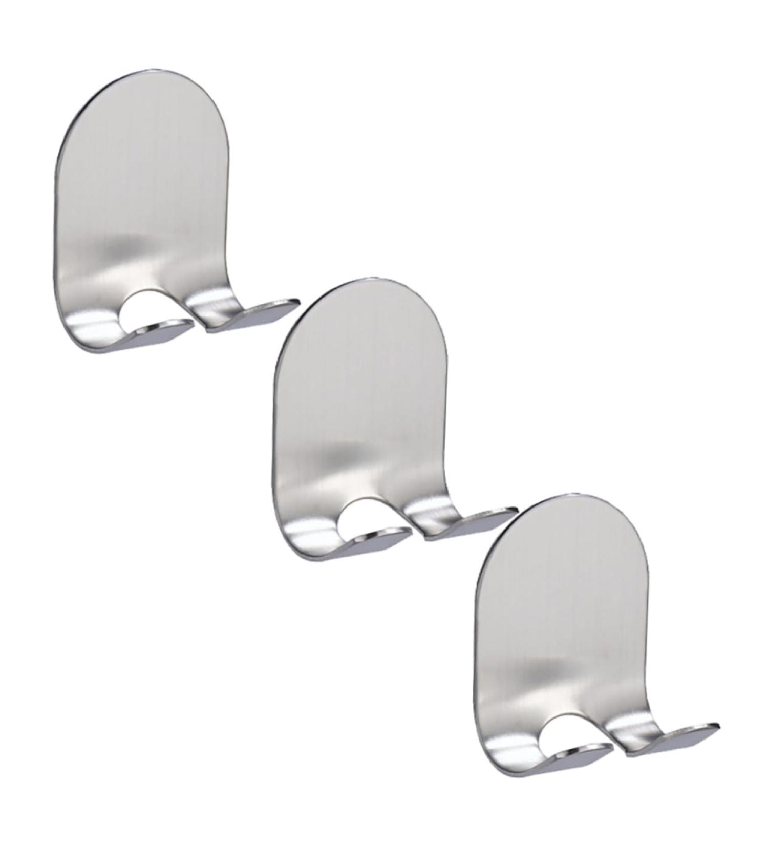 Cabilock Stainless Steel 3-Stage Shaver Holder & Hooks - Durable Razor Rack & Plug-Robe Tool for Men - No Damage Wall Stickers - Buy Online on GoSupps.com