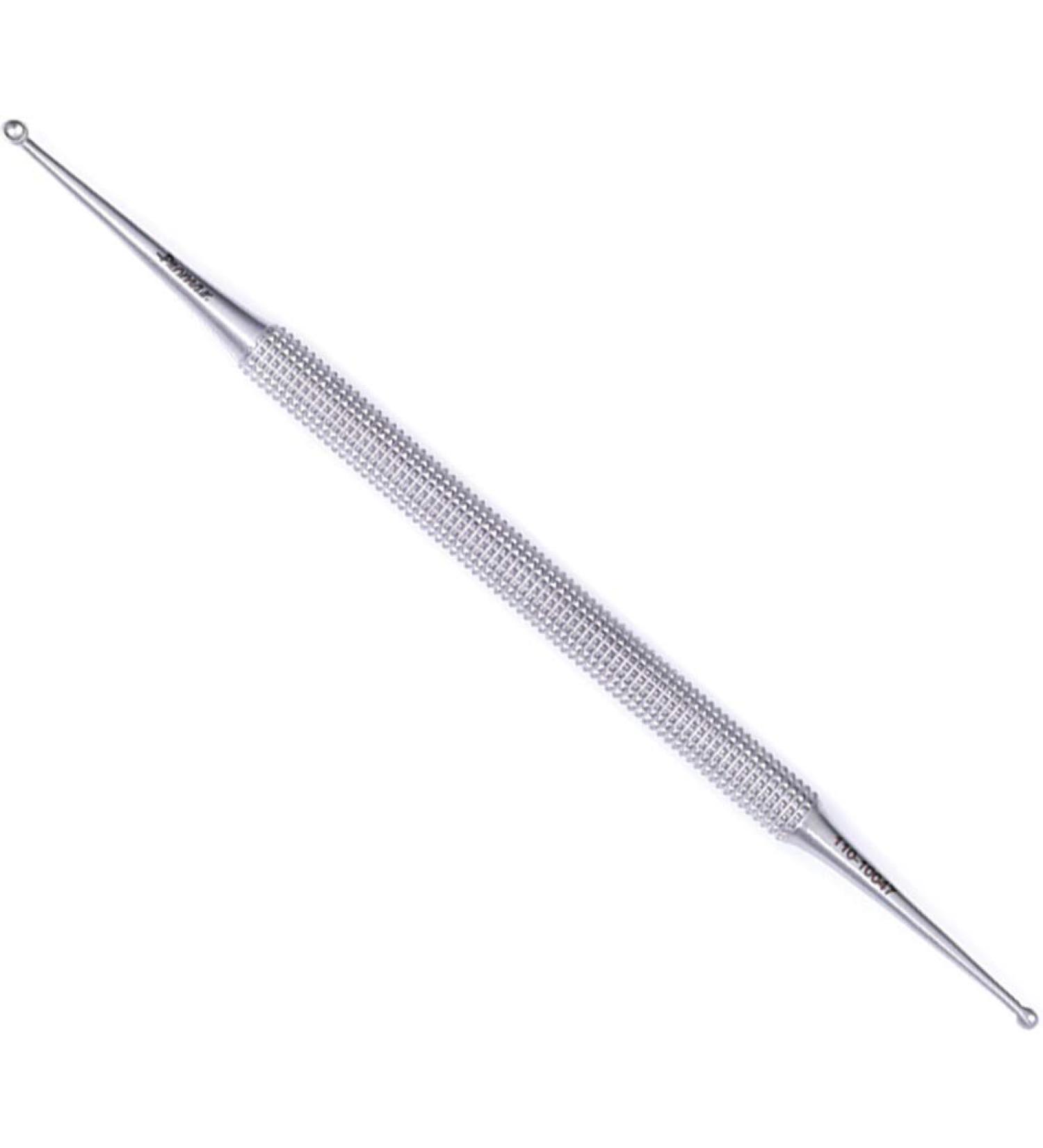 ProMax Professional Curette-Nail Cleaner-Double Ended,Both Side Scoops with Round Handle Grip-(Curette/Cleaner)110-10047
