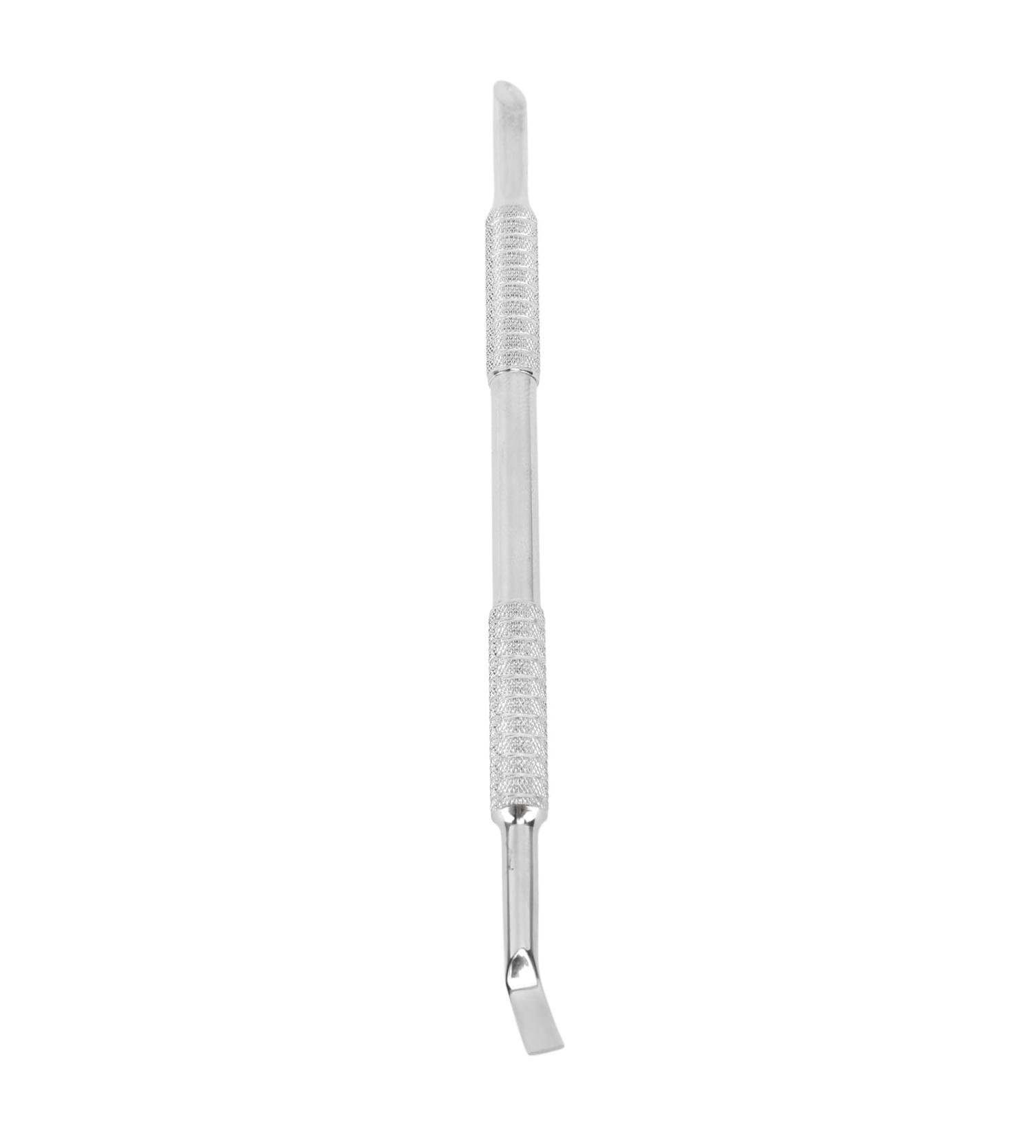 Stainless Steel Double Ended Cuticle Pusher Precision Nail Care Tool Ergonomic Design Suitable for Professional & Home Use with Non-Slip Design Portable for Manicure Pedicure - Buy Online on GoSupps.com