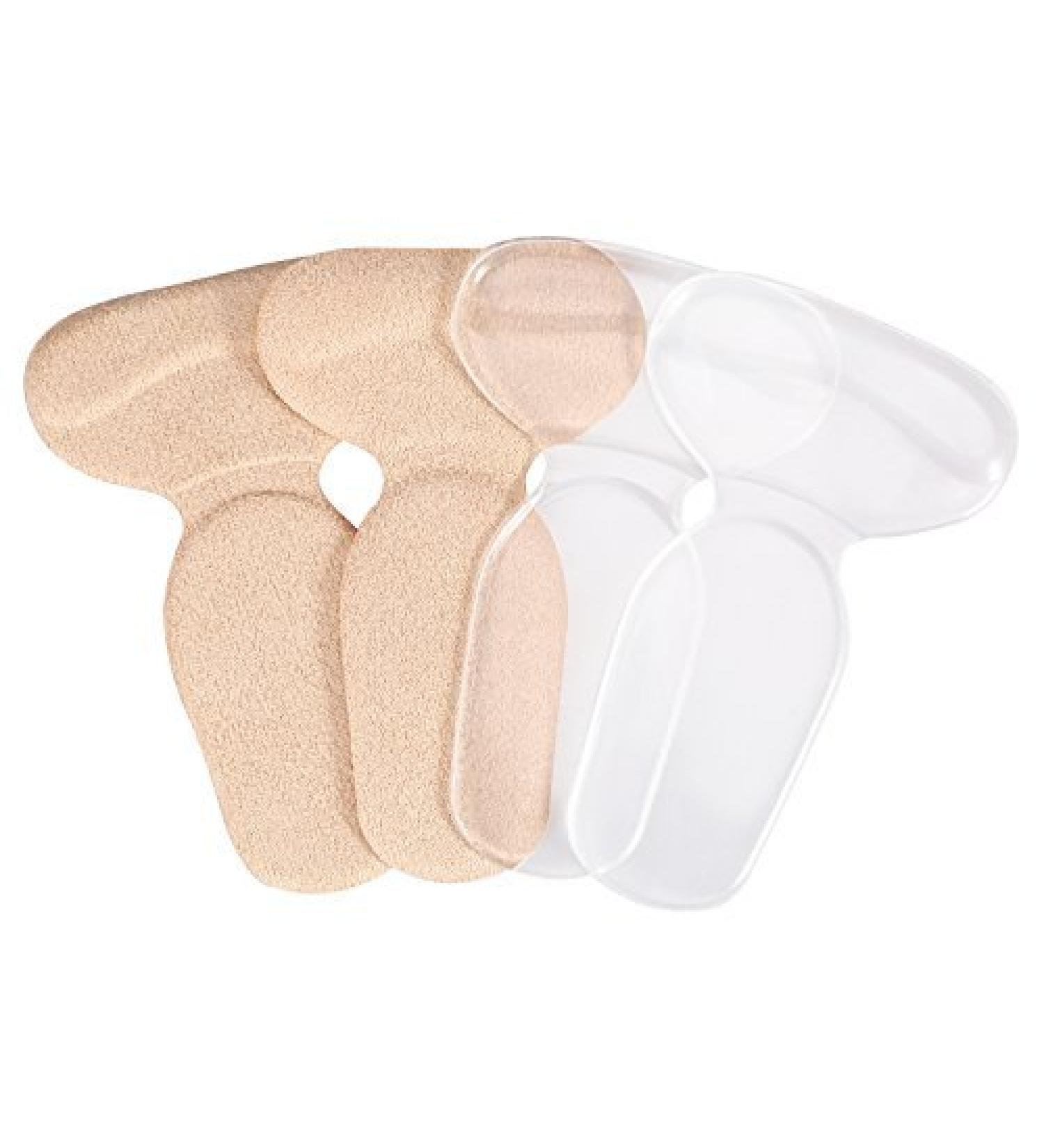 DOACT Heel Pillows - 2 Pairs Gel Inserts for Heel Pain Relief & Forefoot Support | Effective Heel Protection for Men & Women - Buy Online on GoSupps.com