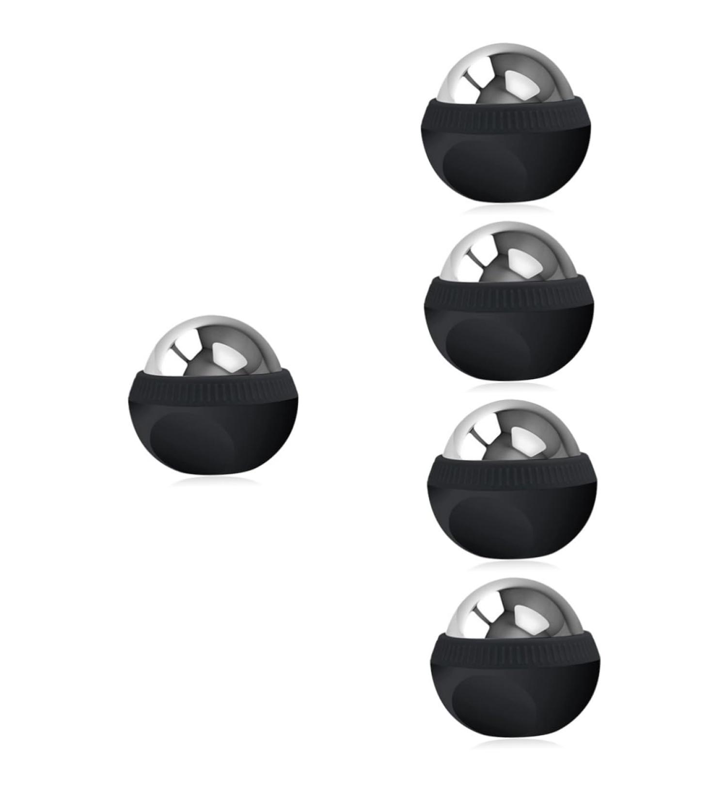 Frcolor 5-Stainless Steel Massage Balls - Muscle Reduction Roller & Foot Massager | Body-Relax Device for Ultimate Relief - Buy Online on GoSupps.com