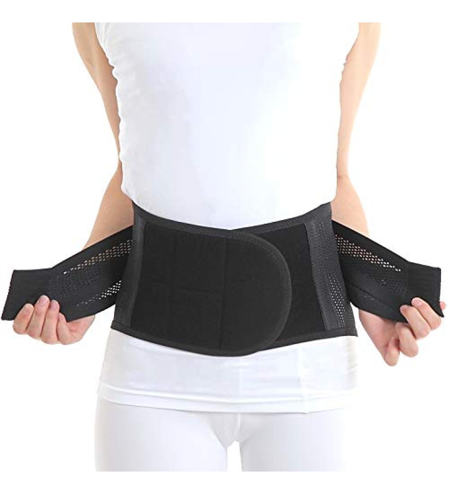 AIRLIFT Lumbar Support Belt - Adjustable Back Brace for Instant Lower Back Pain Relief | Ideal for Men & Women | Shop Internationally - Buy Online on GoSupps.com