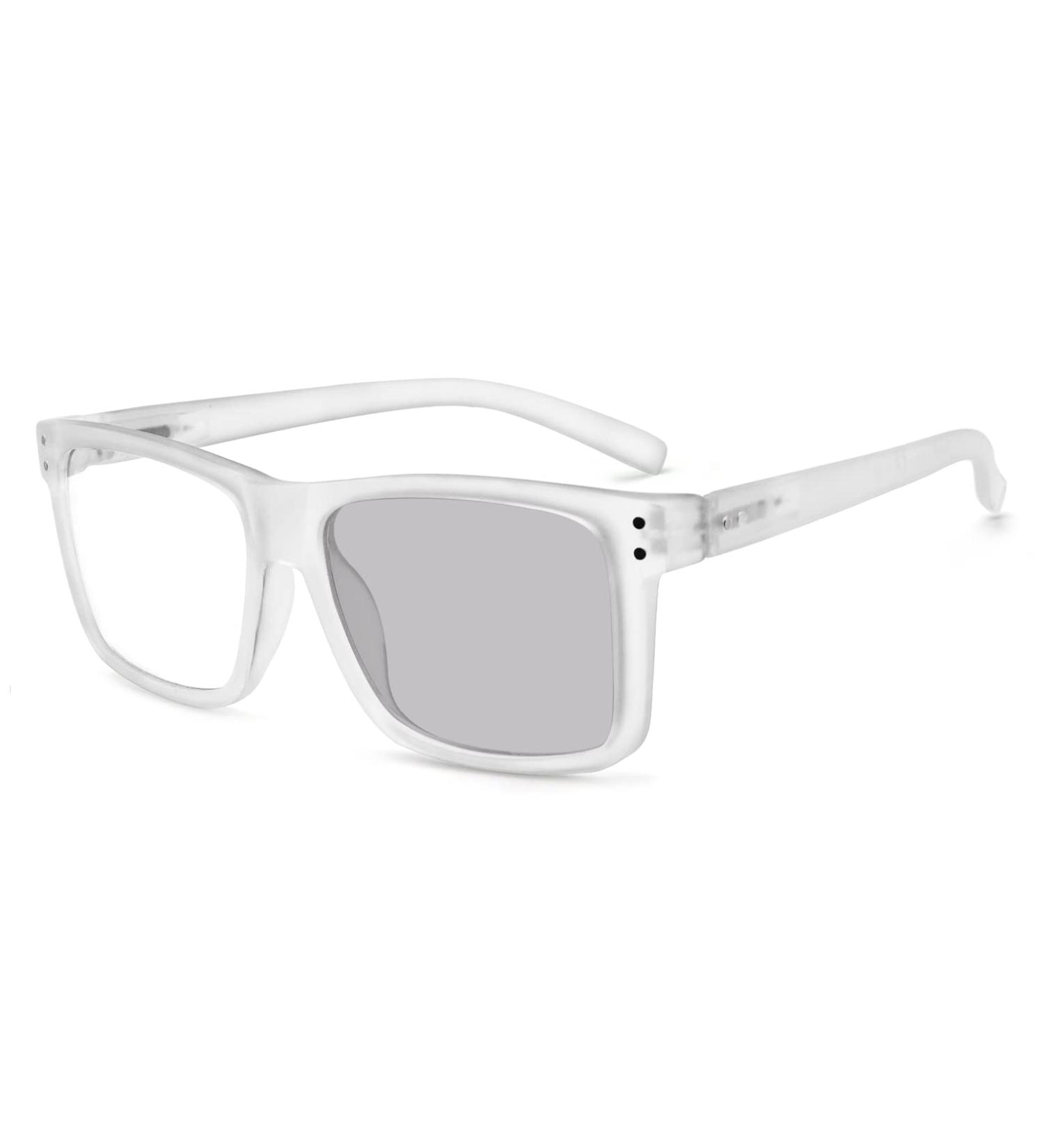 Eyekepper Transition Photochromic Reading Glasses - Oversized Large Frame +1.5 Clear for Comfortable Vision | International Shipping Available - Buy Online on GoSupps.com