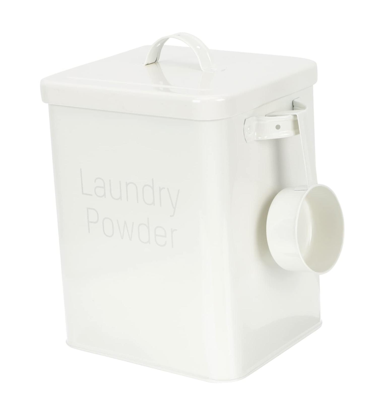 FOYTOKI Box Dispenser Lidded Storage Bin Laundry Dispenser Refillable Containers Iron White 1 count (Pack of 1) White - Buy Online on GoSupps.com