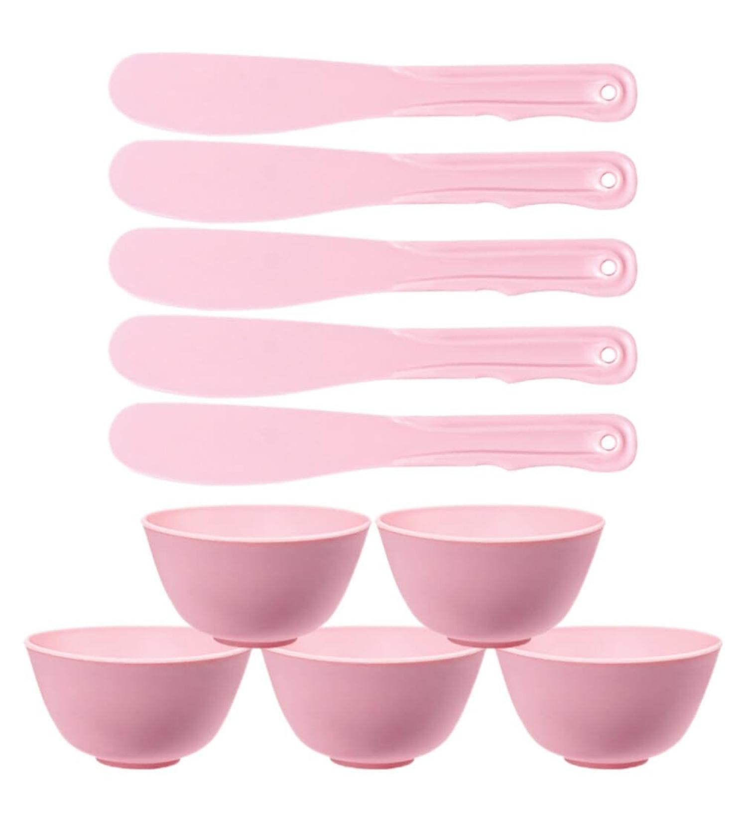 PATKAW 5 Sets of Mask Mixing Bowl Set Diy Facemask Mixing Tool Kit with Facial Mask Bowl Spatula Silicone Stirring Rod DIY Facial Bowls for Home Beauty Salon Use - Buy Online on GoSupps.com
