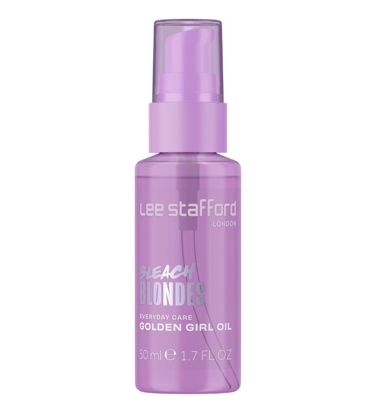 Lee Stafford Hair Oil - Bleach Blondes Everyday Care | Anti-Frizz Styling Oil for Dry & Damaged Hair | Adds Moisture & Shine - 1.7 Fl Oz - Buy Online on GoSupps.com