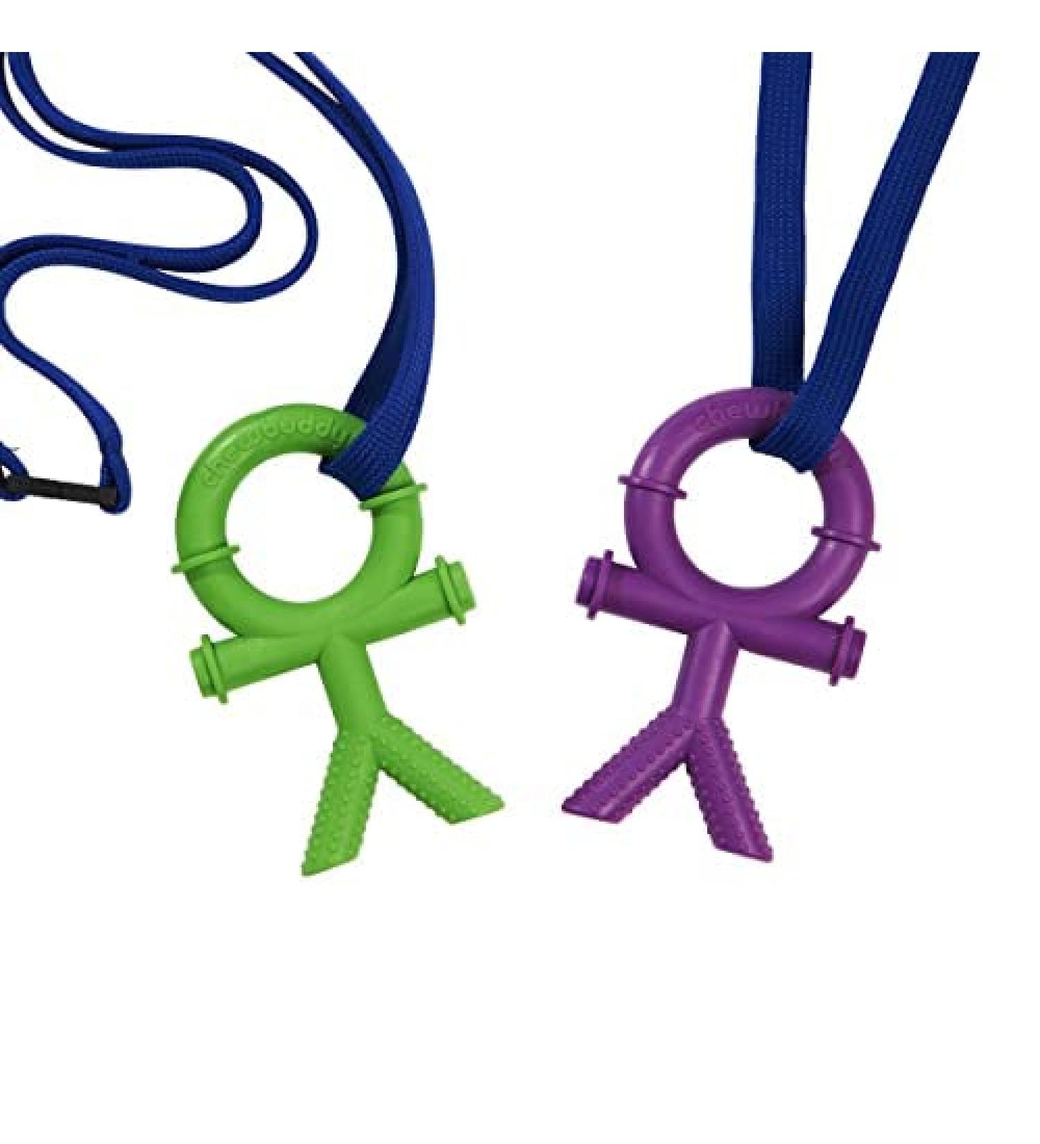 Chewbuddy Sensory Chewy Chew Tags - 2 Pack for Special Needs | Durable & Safe Bite Tags for Kids - Buy Online on GoSupps.com