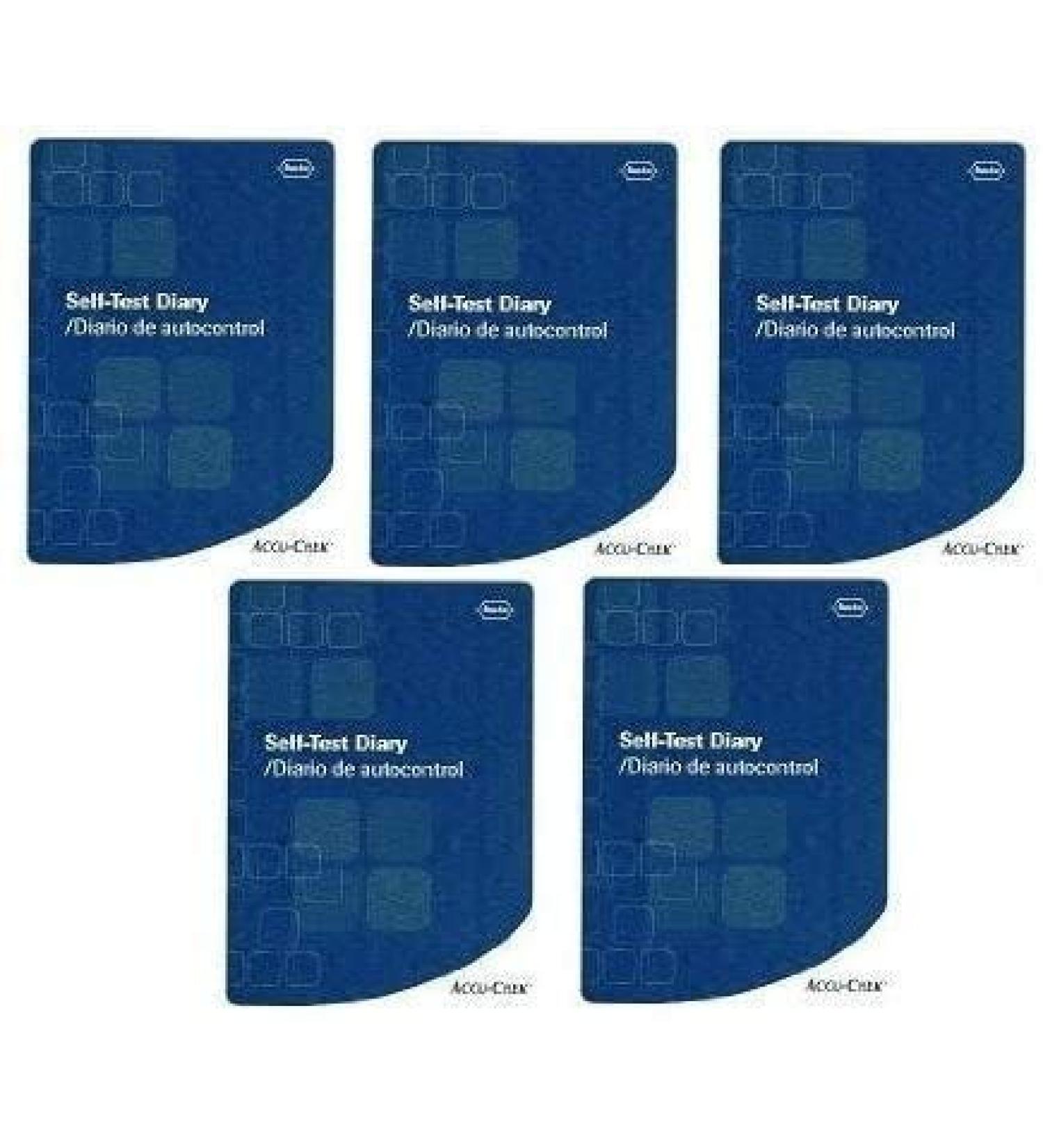 Accu-Chek Self-Test Diary (Pack of 5 Accu Chek Log Book's)