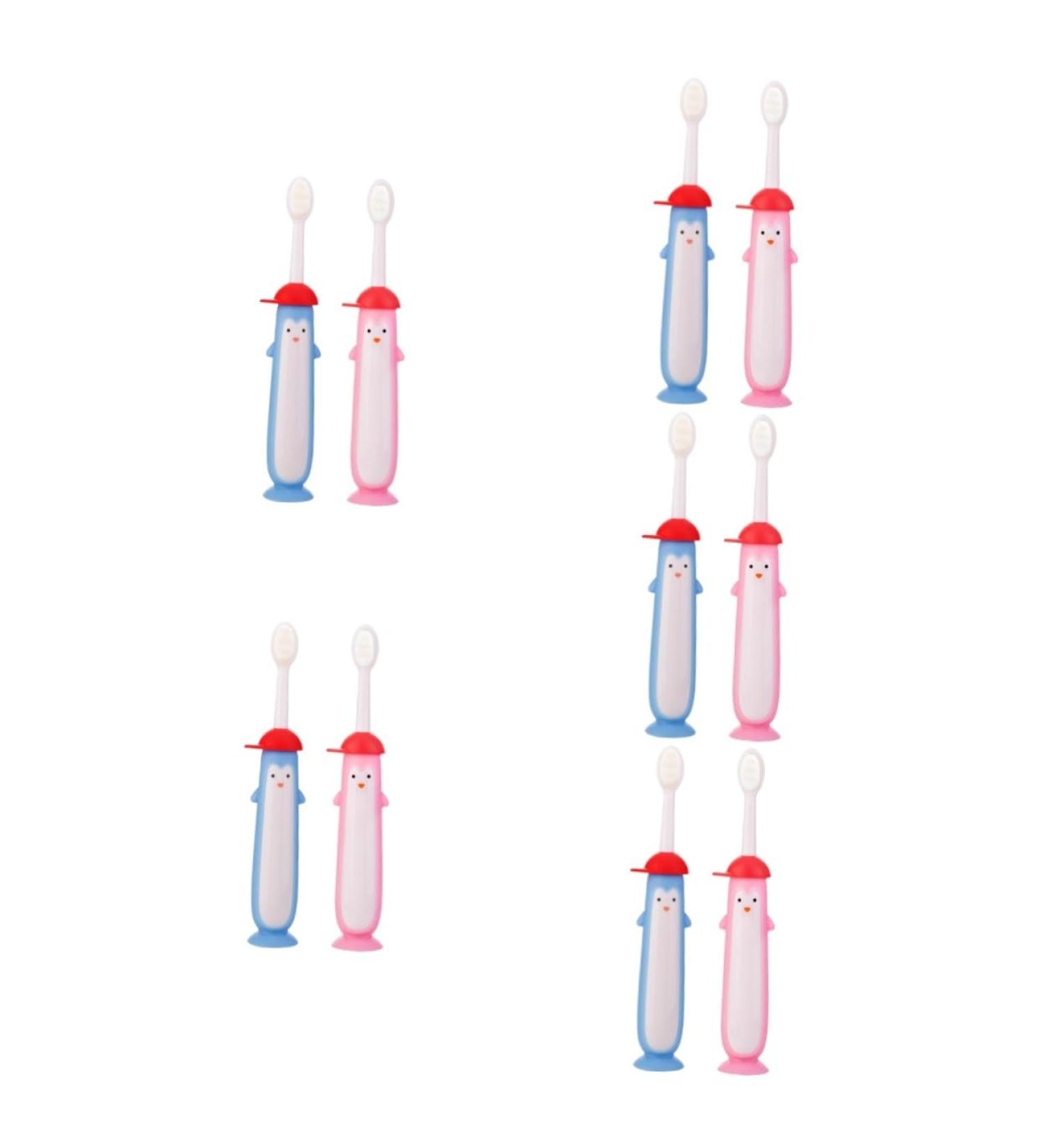 Minkissy 10 Pack Baby Toothbrushes - Training Brush & Massage Oral Cleaners | Bite Toys & Travel Accessories for Children - Buy Online on GoSupps.com