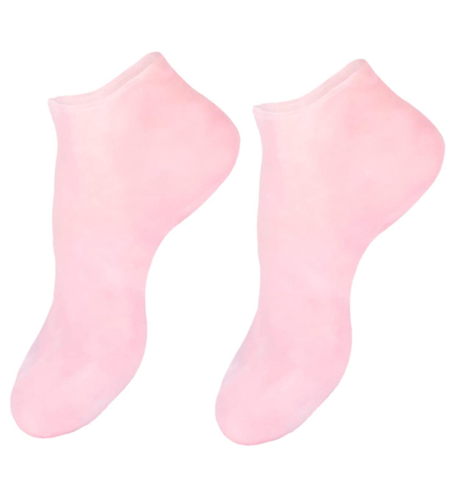 Beavorty 2 Pairs Sock Foot Dry Cracked Gel Moisturizing Gel Booties Skin Birth Control Wallet Rejuvenate Silicone Gel Moisturizing Heel Sleeves Knee Scooter Pad Sebs Lotion Spa Women's Pink - Buy Online on GoSupps.com